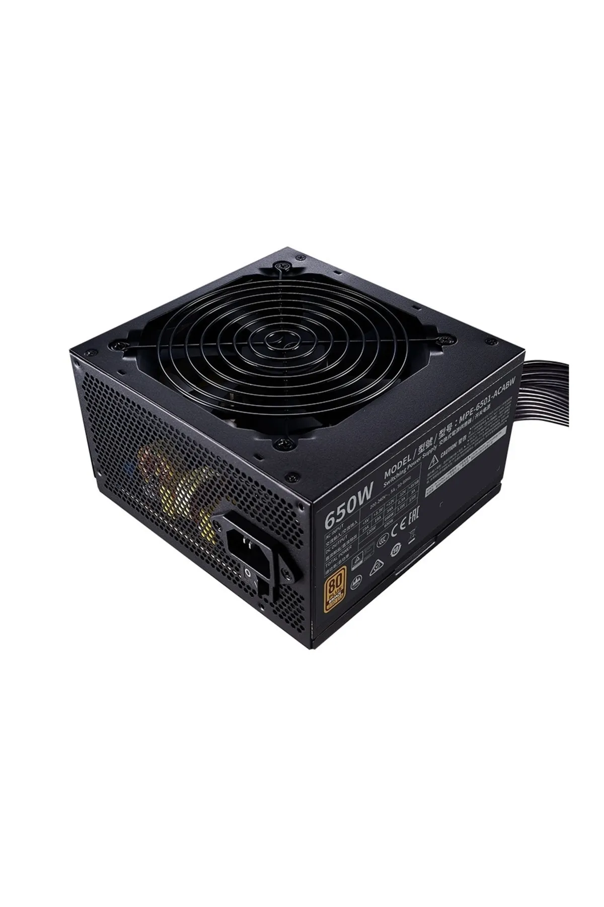 Cooler Master Mwe 650 Bronze V2 230v Mpe-6501 Acabw-beu 650w 80+ Bronze 120mm Fan Power Supply