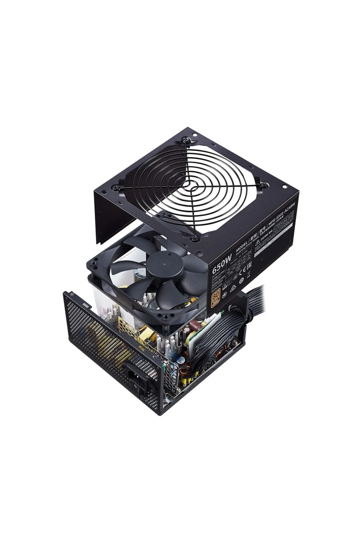 Cooler Master Mwe 650 Bronze V2 230v Mpe-6501 Acabw-beu 650w 80+ Bronze 120mm Fan Power Supply