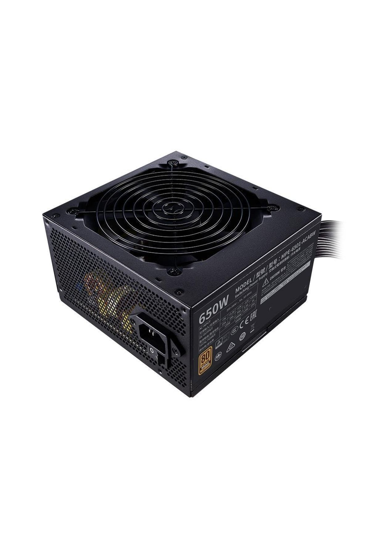 Cooler Master Mwe 80plus Bronze 650w 2xeps, Aktif Pfc 120mm Fanlı Güç Kaynağı