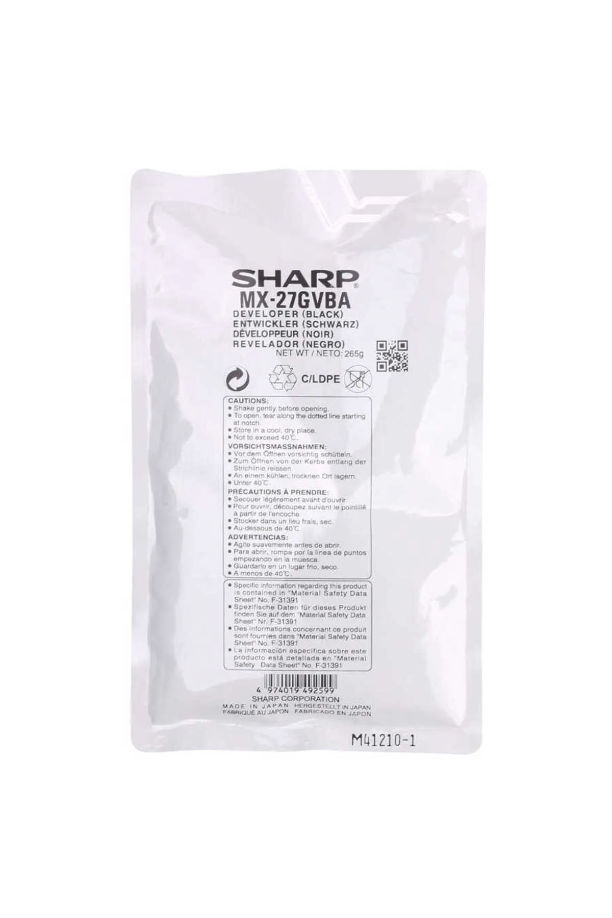 Sharp Mx-27gvba Siyah Developer