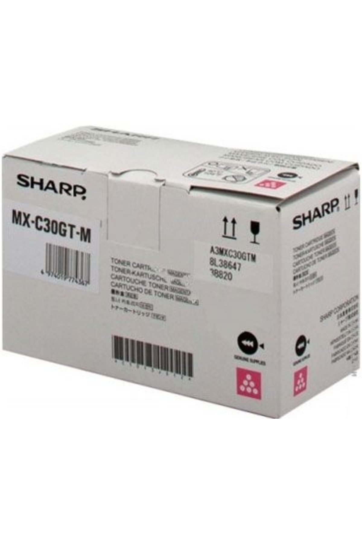 Sharp Mx-c30gtm Kırmızı Toner Mx-c250/mx-c300w Uyumlu