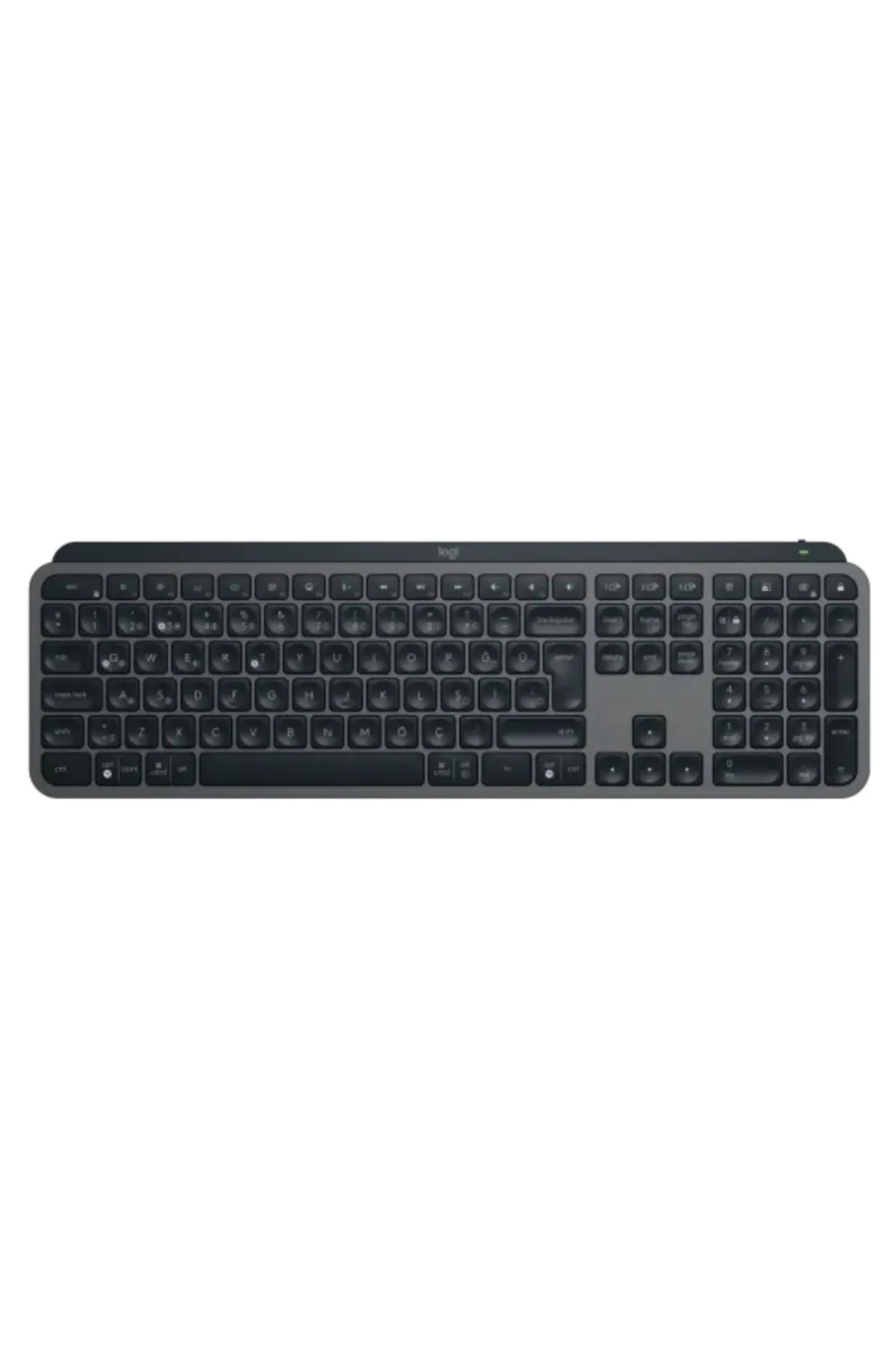 Logitech Mx Keys S Gelişmiş Aydınlatmalı Tam Boyutlu Kablosuz Türkçe Q Klavye Siyah 920-011594