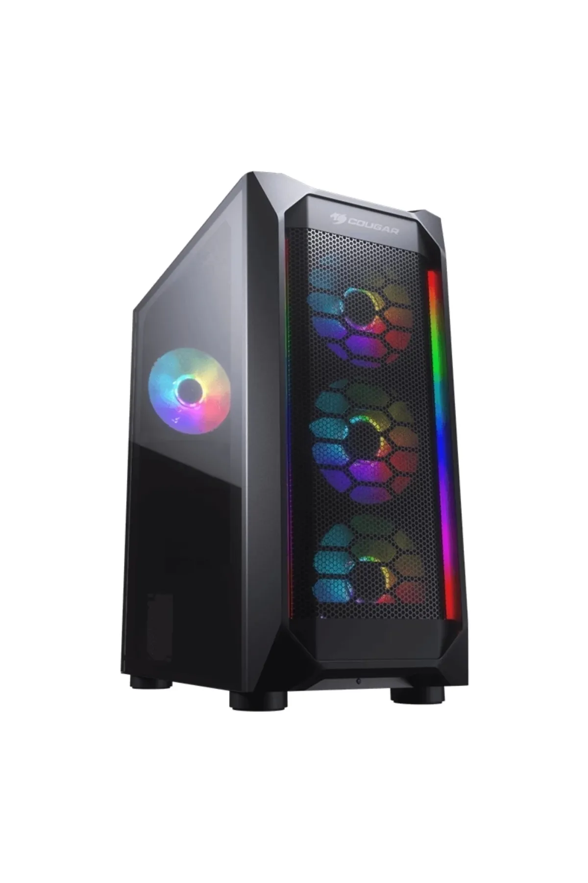 Cougar Mx410 Mesh-g-rgb 650w 80 Atx Mid-tower gaming Kasa (CGR-5VM6B-MESH-G-RGB)