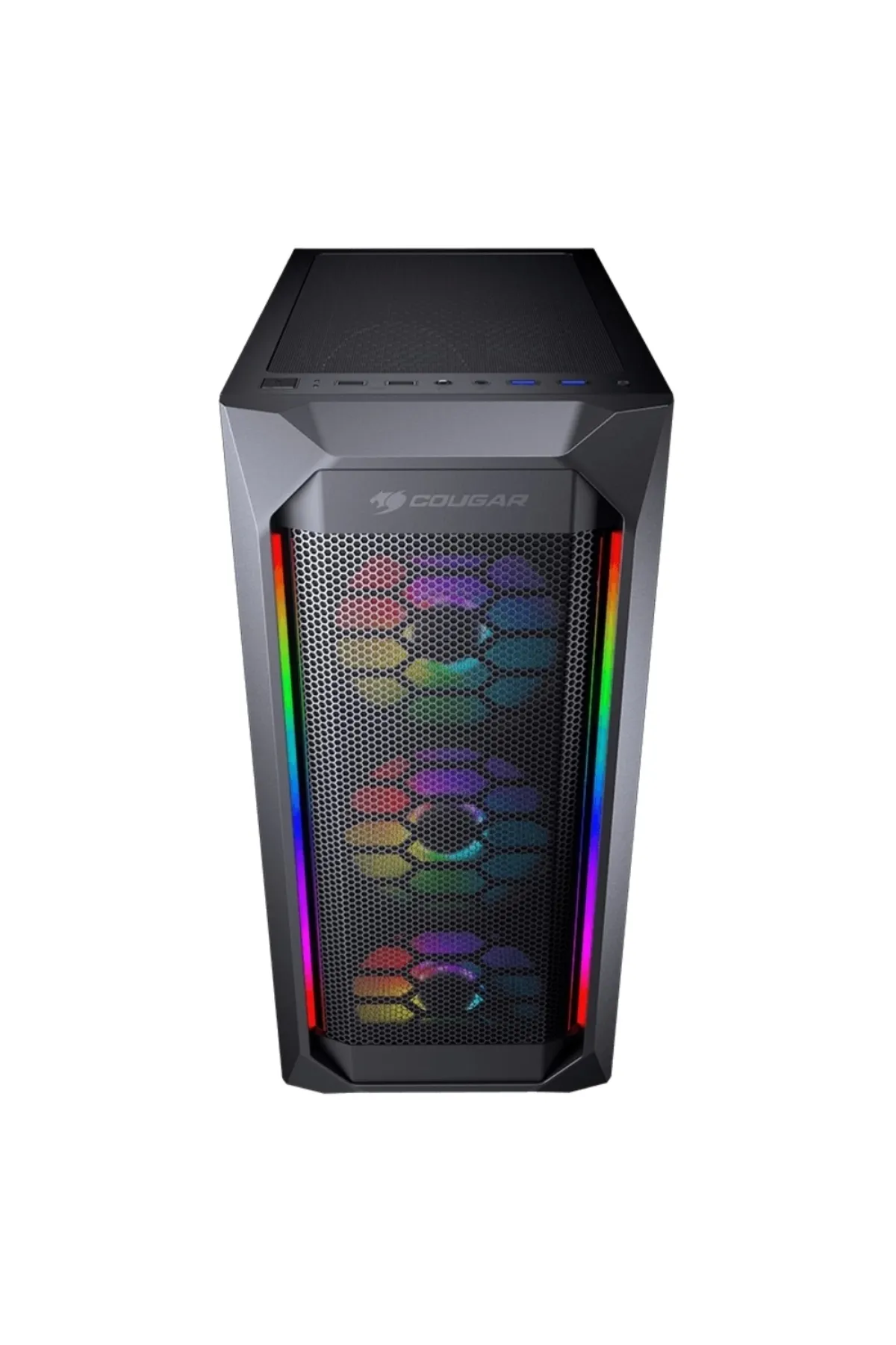 Cougar Mx410 Mesh-g-rgb 650w 80 Atx Mid-tower gaming Kasa (CGR-5VM6B-MESH-G-RGB)