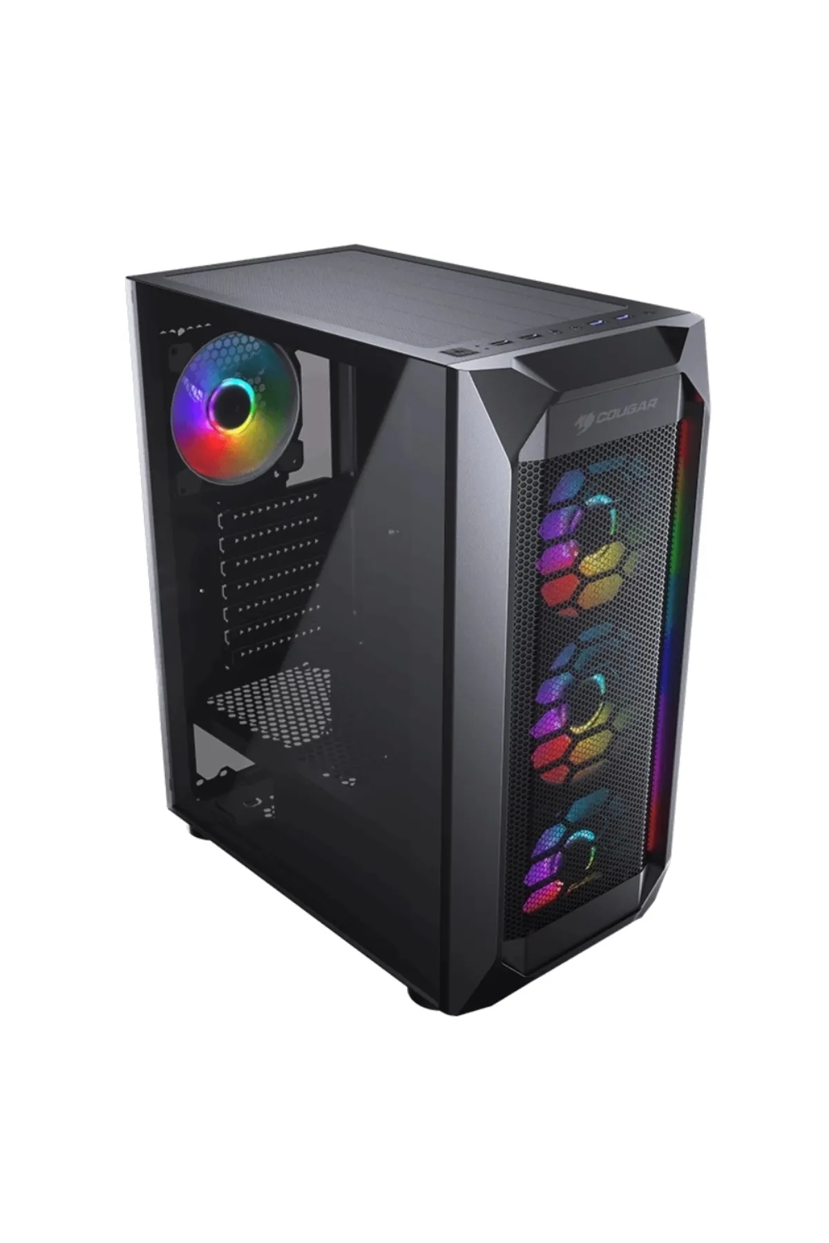 Cougar Mx410 Mesh-g-rgb 650w 80 Atx Mid-tower gaming Kasa (CGR-5VM6B-MESH-G-RGB)