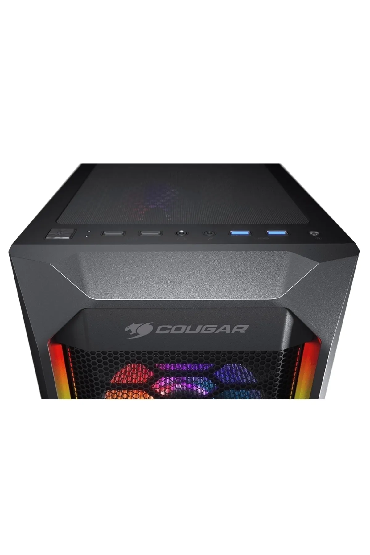 Cougar Mx410 Mesh-g-rgb 650w 80 Atx Mid-tower gaming Kasa (CGR-5VM6B-MESH-G-RGB)