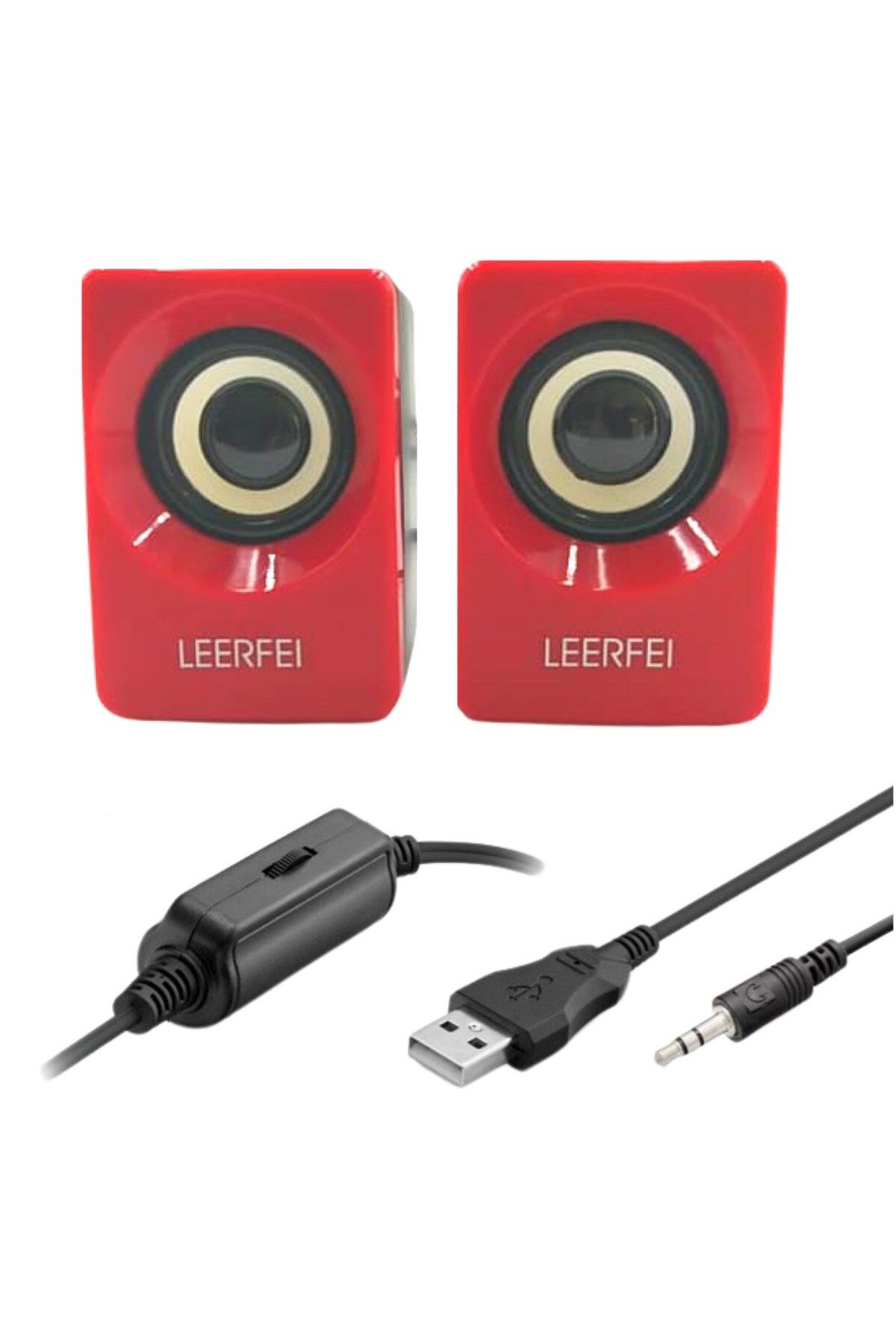 tgmz N62 1+1 Multimedia USB ve Jacklı Mini Hoparlör Yüksek Stereo Ses Sistemi (4767)