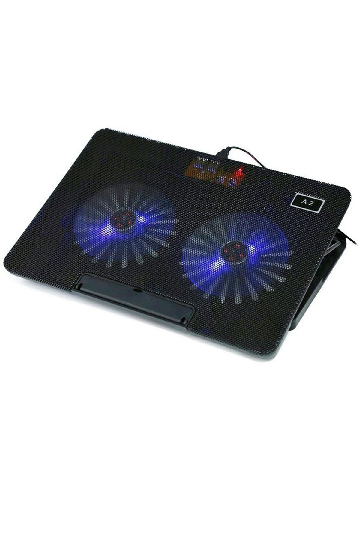 TahTicMer N99 Laptop Notebook Soğutucu 2 Fan 2 Usbli Standlı Yüksek Kademe Ayarlı Masa Üstü Soğutucu Fan