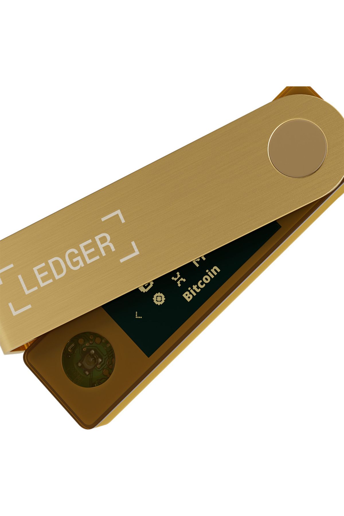 Ledger Nano X Altın Kripto Donanım Cüzdanı