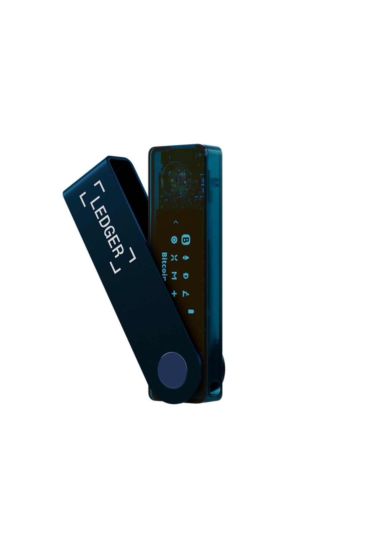 Ledger Nano X Safir Mavisi Kripto Donanım Cüzdanı