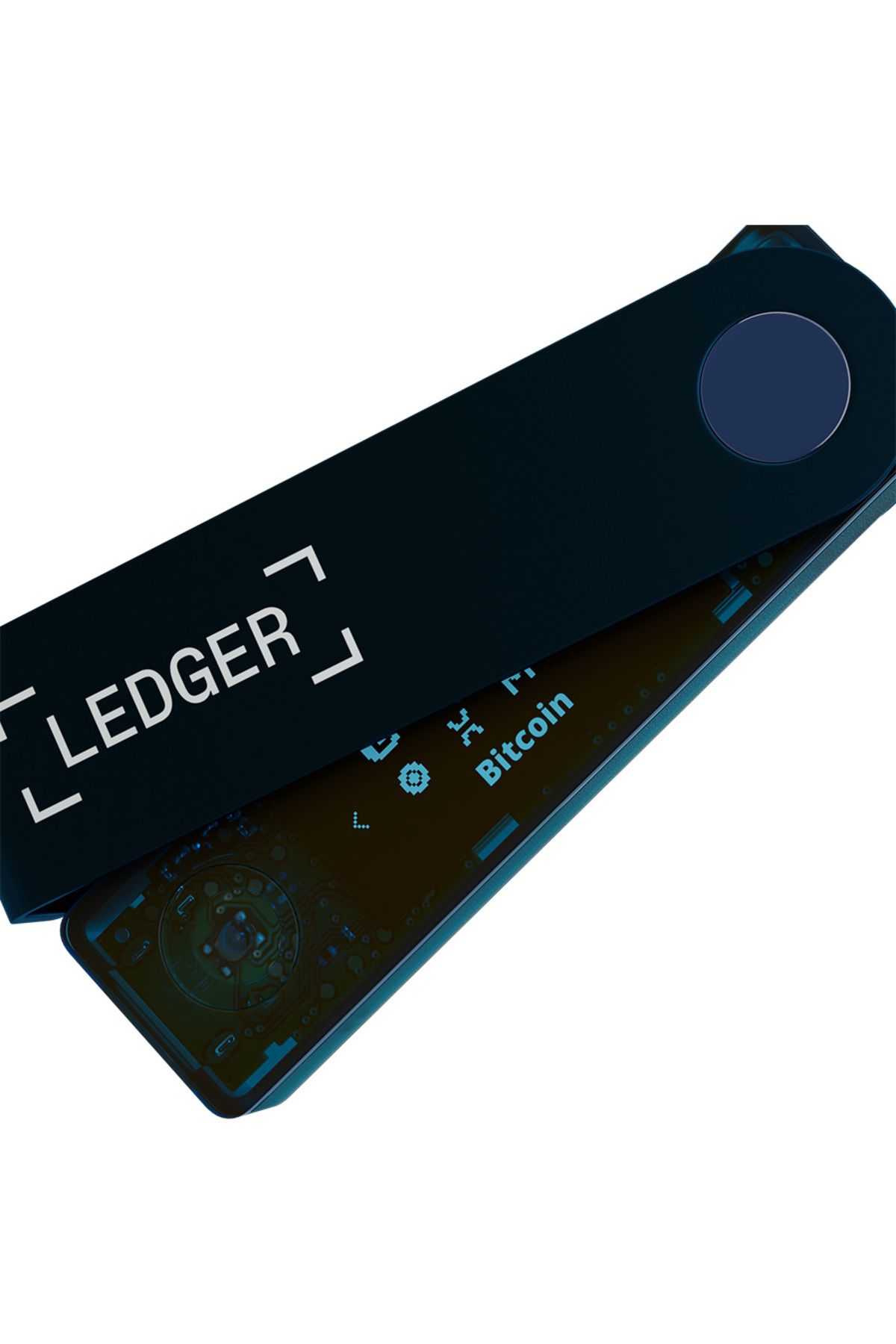 Ledger Nano X Safir Mavisi Kripto Donanım Cüzdanı