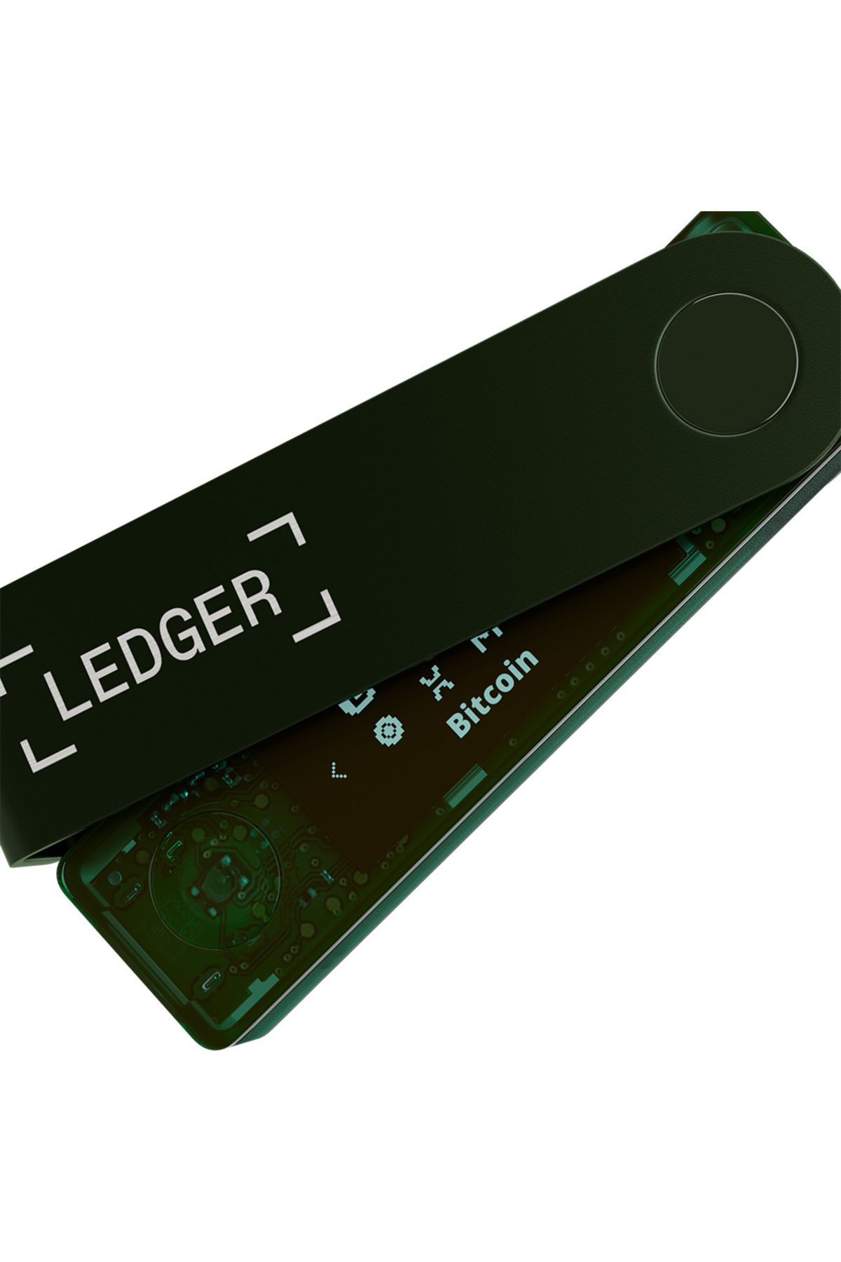 Ledger Nano X Zümrüt Yeşili Kripto Donanım Cüzdanı