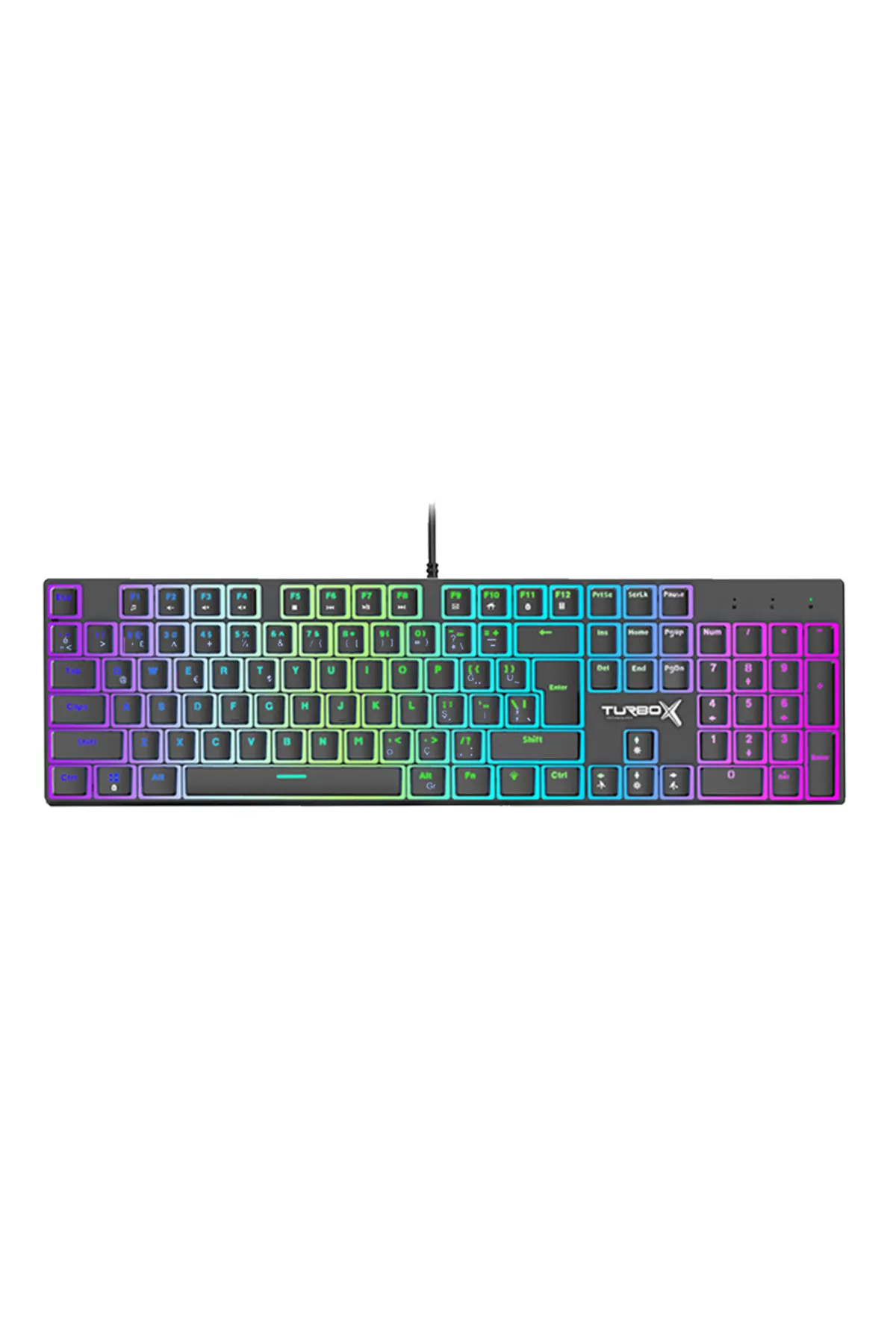 Dragos Natus Red Switch Rainbow Makro Gaming Klavye