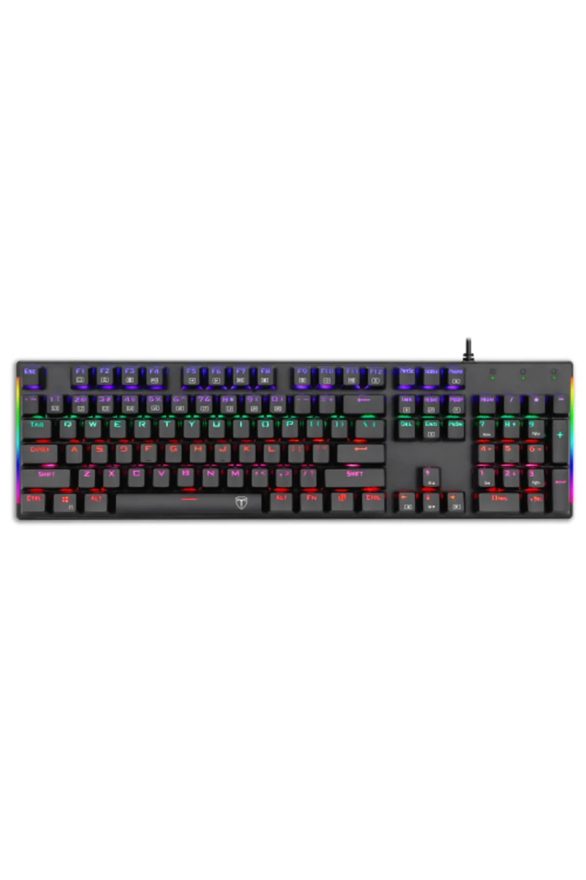 T-DAGGER Naxos T-tgk310 Usb Kablolu Türkçe Q Rainbow Rgb Mekanik Gaming Klavye (powered By Redragon)