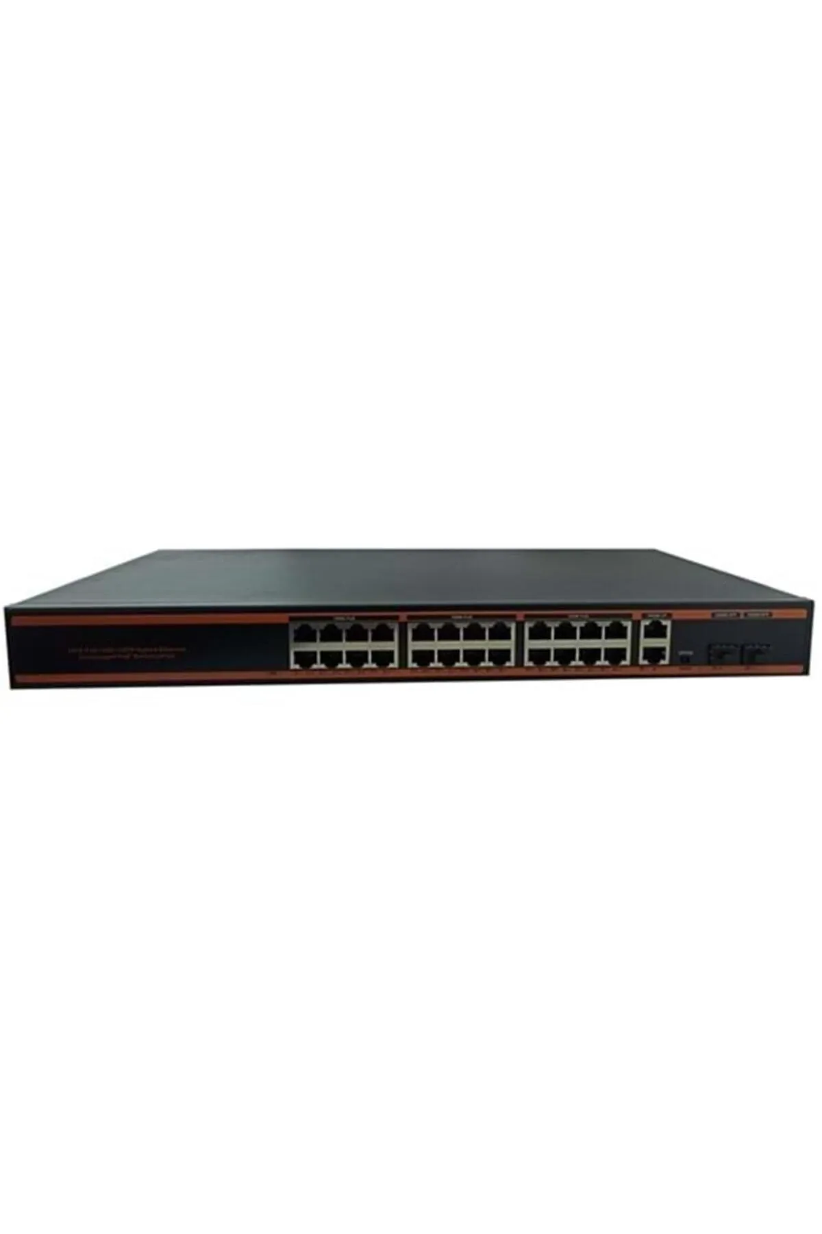 Nova Nd1p2422lag 24 Port Poe 10-100 Mbps 2 Port 10-100-1000 Mbps Uplink 2 Port Sfp Switch 300w