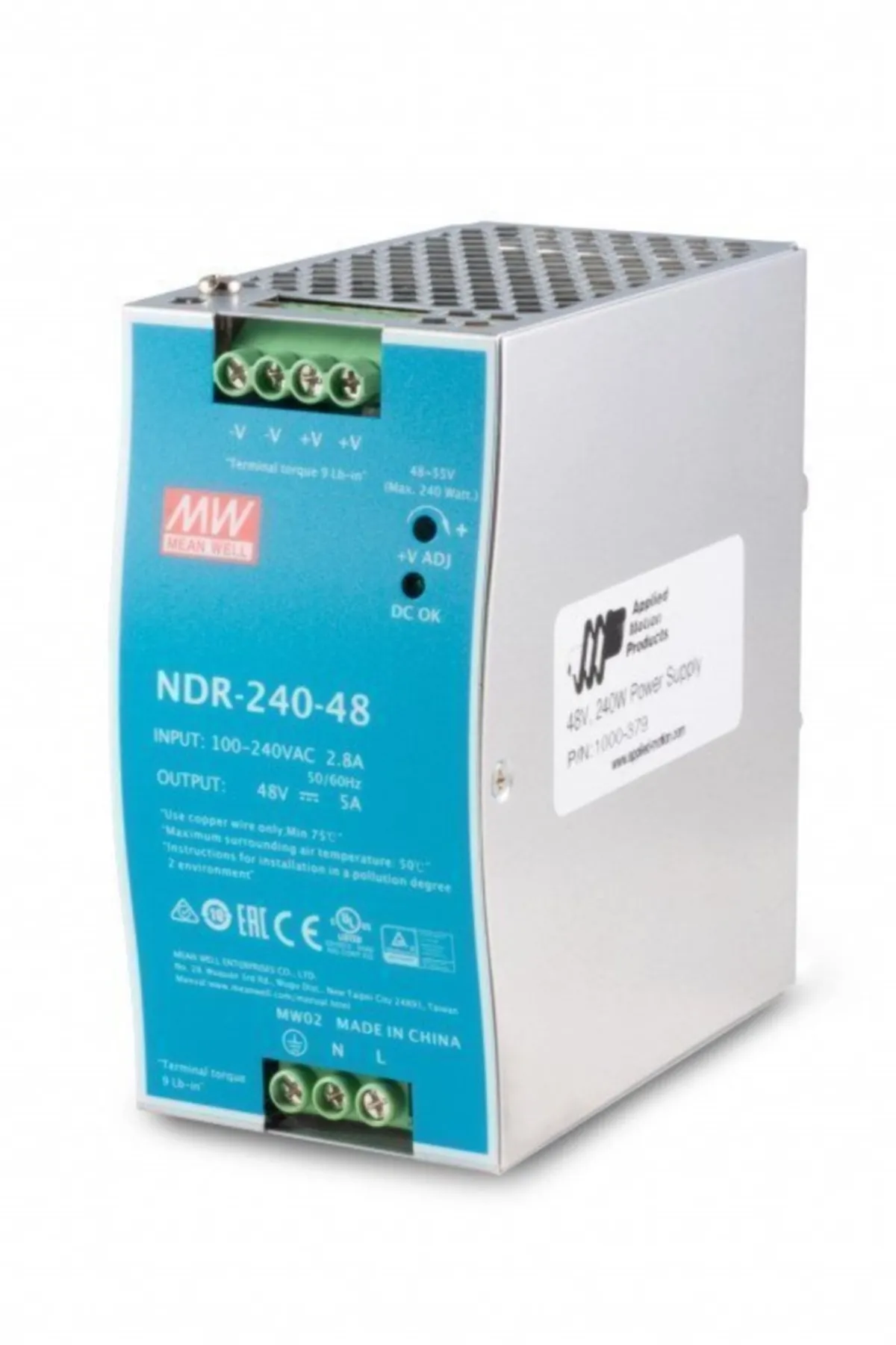 Meanwell Ndr-240-48 48vdc 5.0 Amp Dın Rail Güç Kaynağı