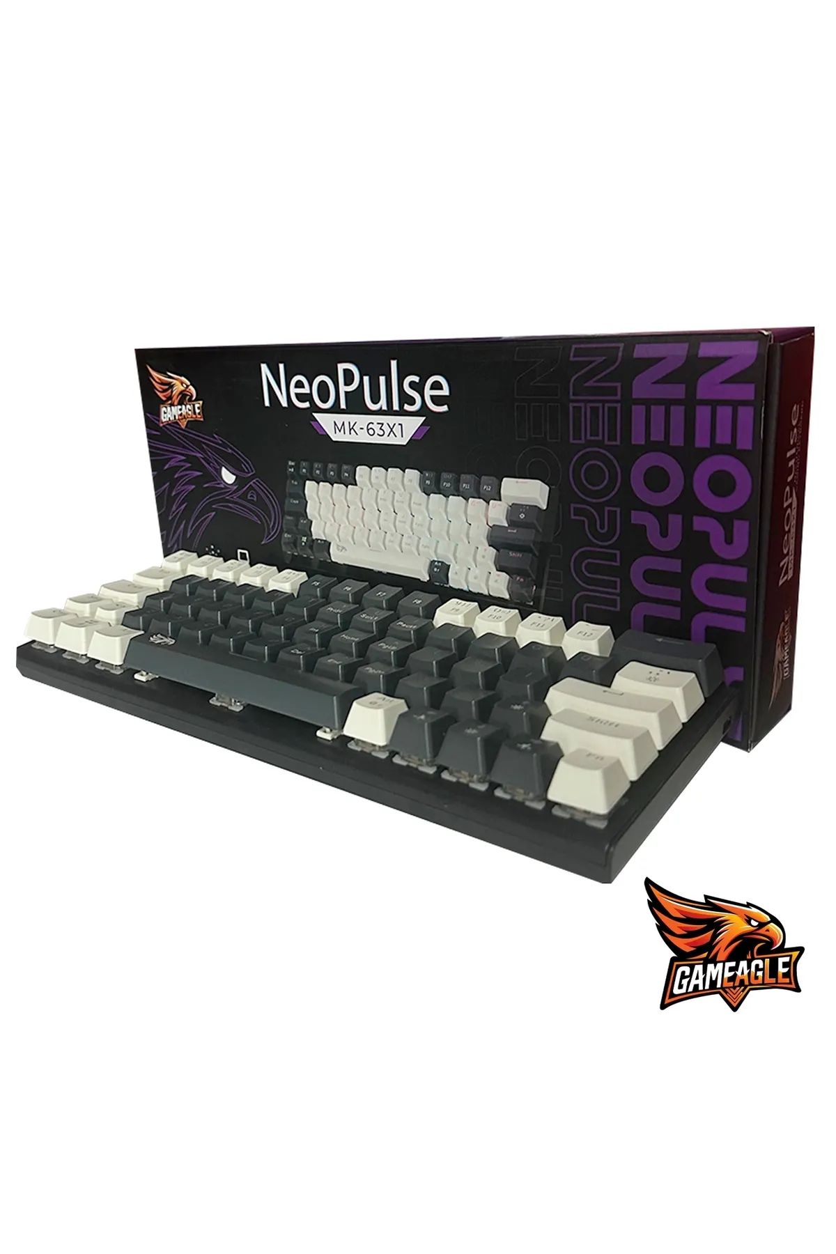 gameagle Neopulse Mk-63x1abb Mekanik Işıklı Blue Switch Gamer Oyuncu Klavye