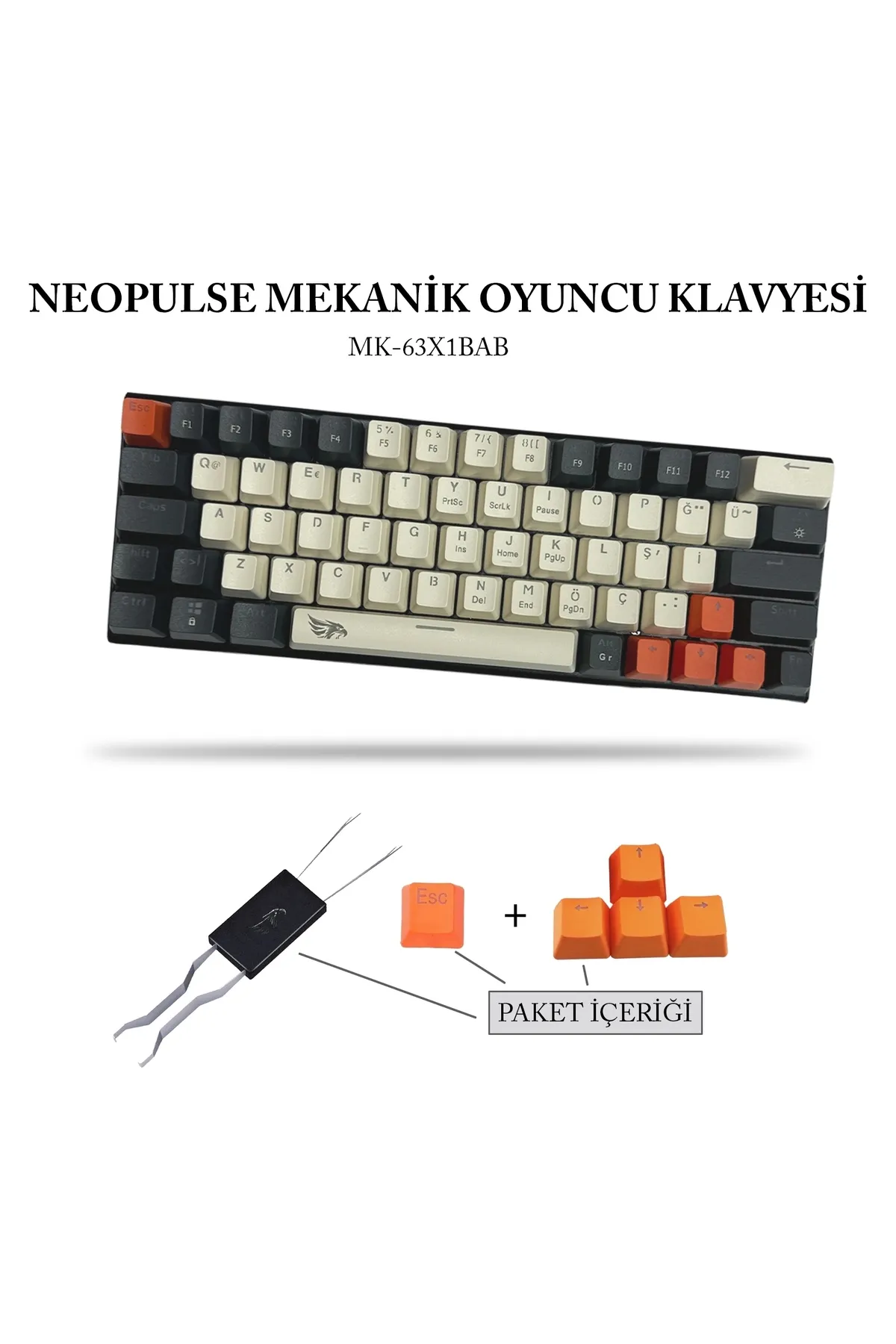 gameagle Neopulse Mk-63x1bab Mekanik Işıklı Blue Switch Gamer Oyuncu Klavye