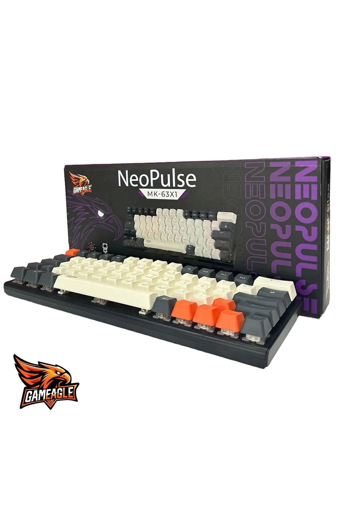 gameagle Neopulse Mk-63x1bab Mekanik Işıklı Blue Switch Gamer Oyuncu Klavye