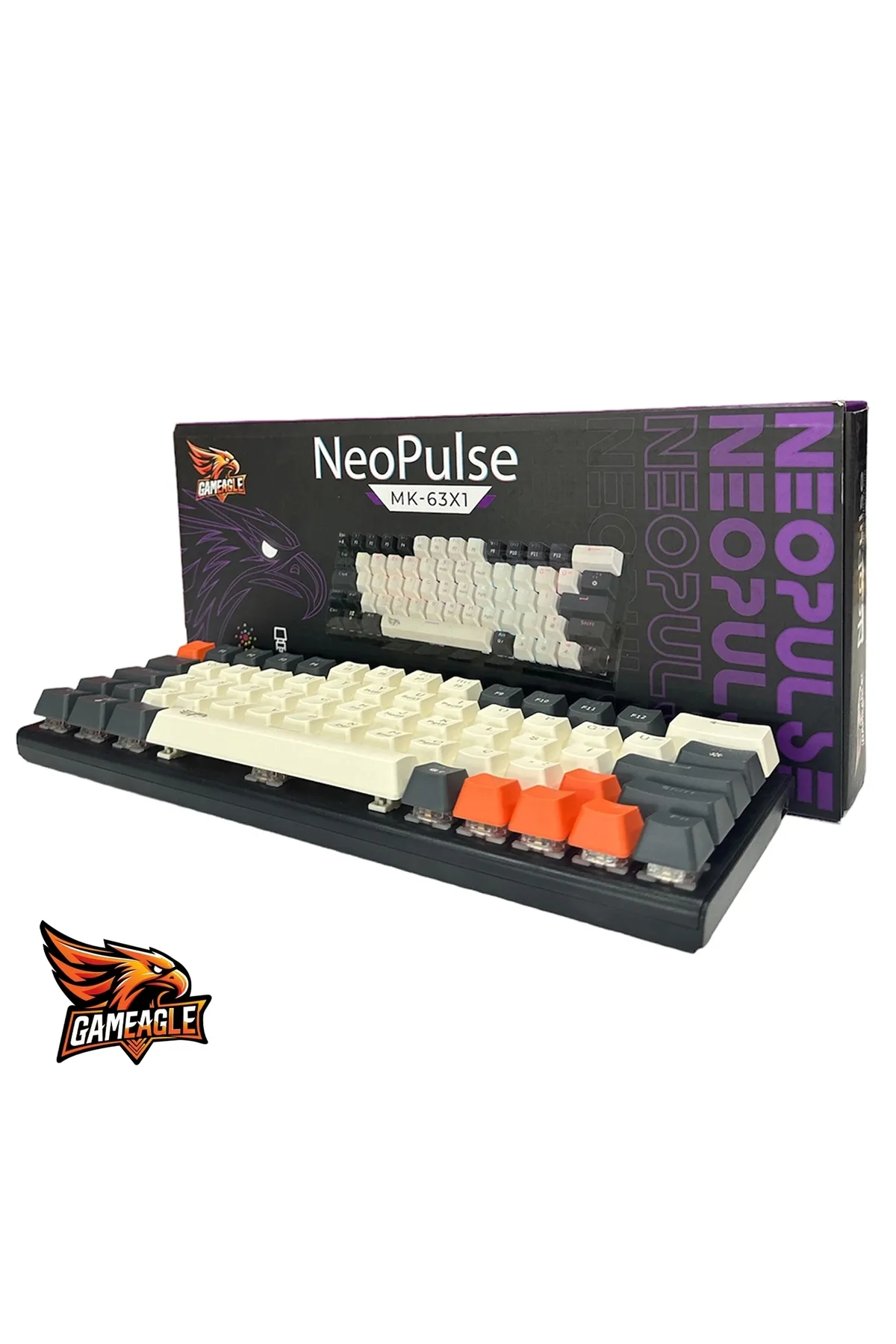 gameagle Neopulse Mk-63x1bar Mekanik Işıklı Red Switch Gamer Oyuncu Klavye