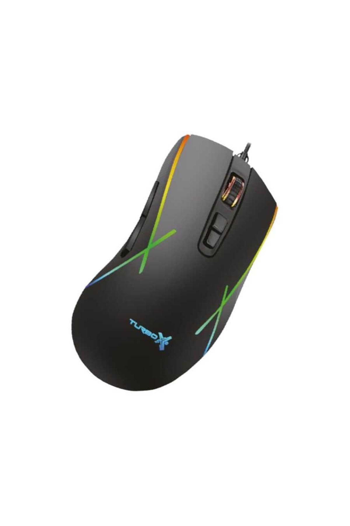 Turbox New Desing Tr-m5 3200dpi Usb Kablolu Siyah Gaming Optik Mouse Rgb