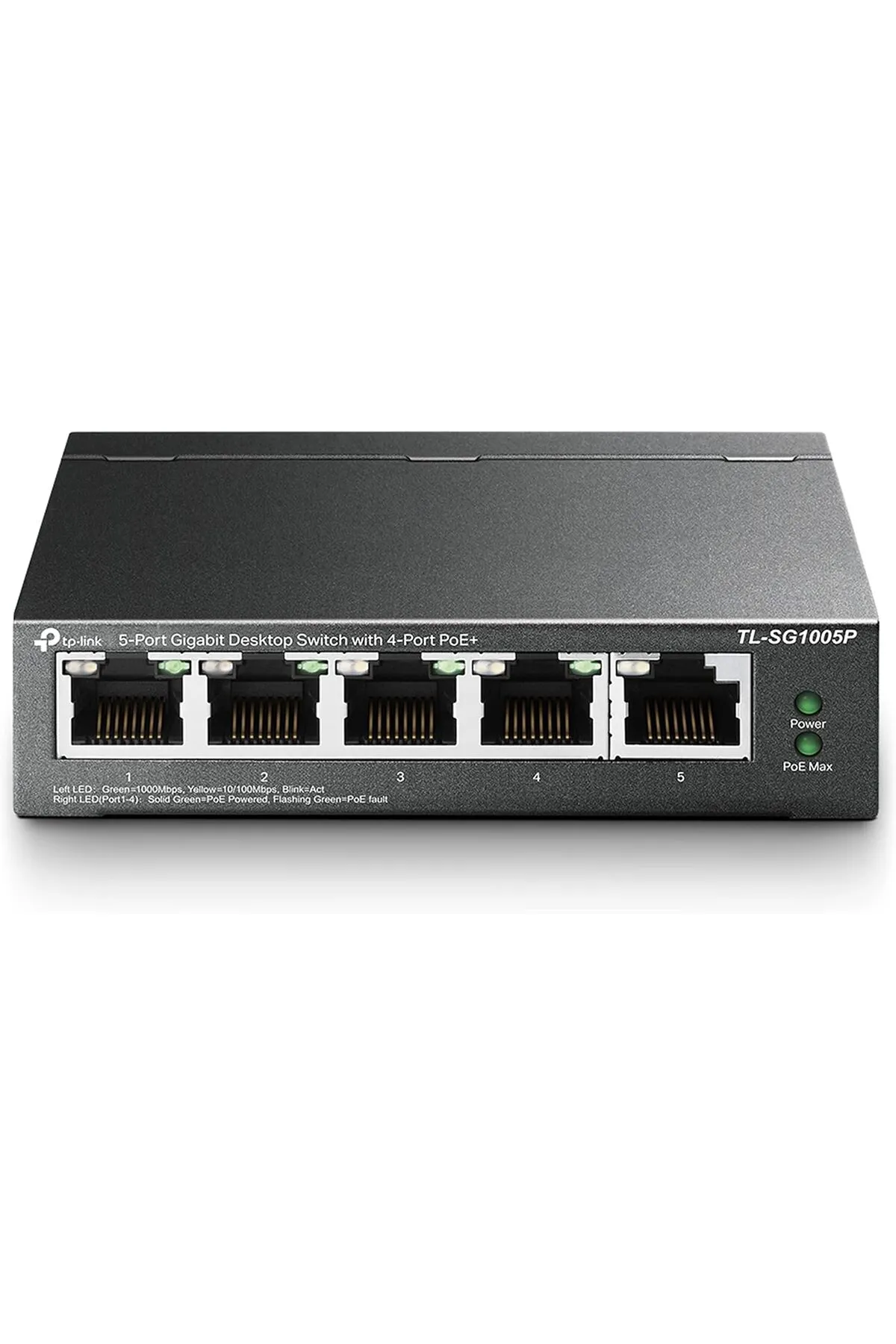 STOREMAX nhl TL-SG1005P, 5-Port Gigabit Desktop Switch with 4-Port PoE+ nhlshop 1051353