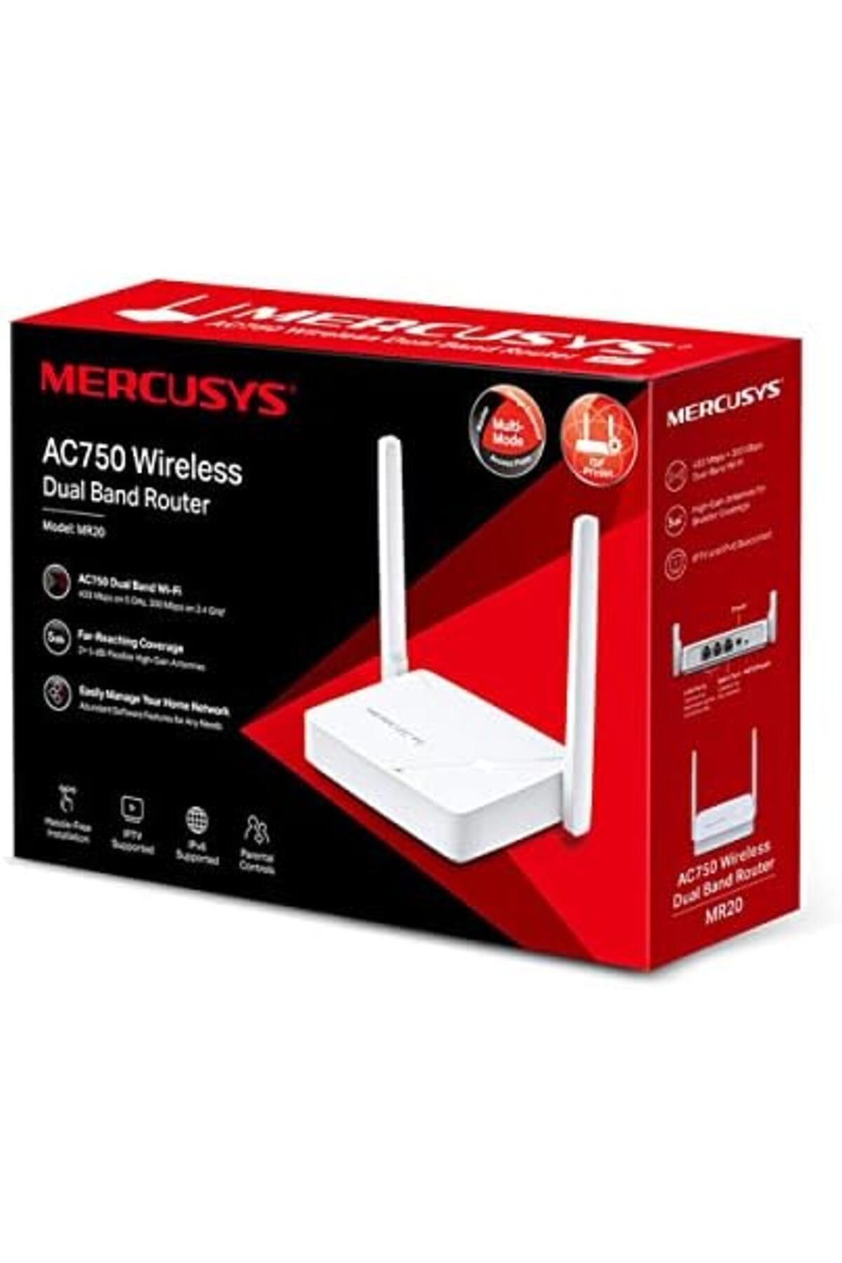 STOREMAX Niffa Shop MR20, AC750 Mbps, Ebeveyn Denetimleri, All-in-one( Router, Access Point, Range Extender)