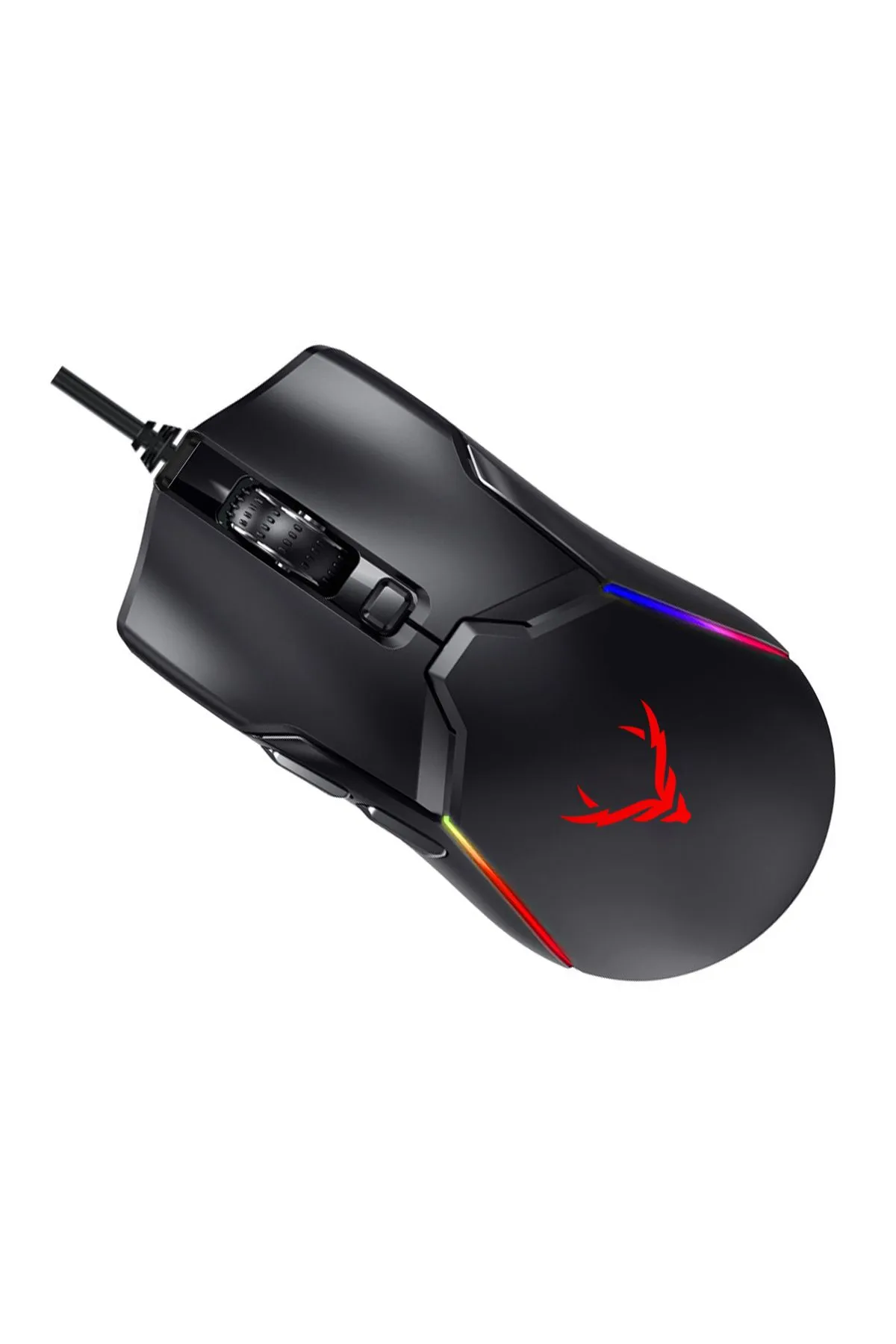 Xrades Night XR07 Siyah Rgb Gaming Mouse 12800 Dpı 8 Tuşlu Drag Click Makrolu