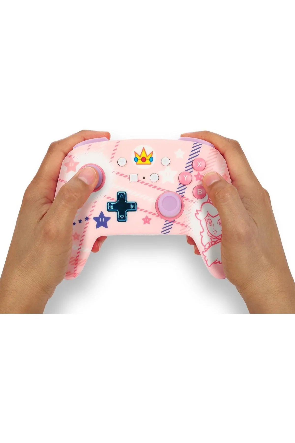 Powera Nintendo Switch Kablosuz Pro Controller Princess Peach Edition Lisanslı