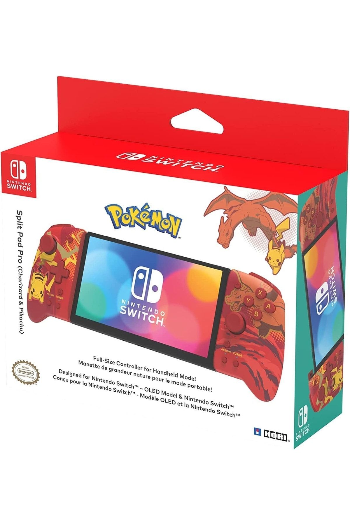 Hori Nintendo Switch Split Pad Pro Charizard Pikachu Edition Oyun Kolu