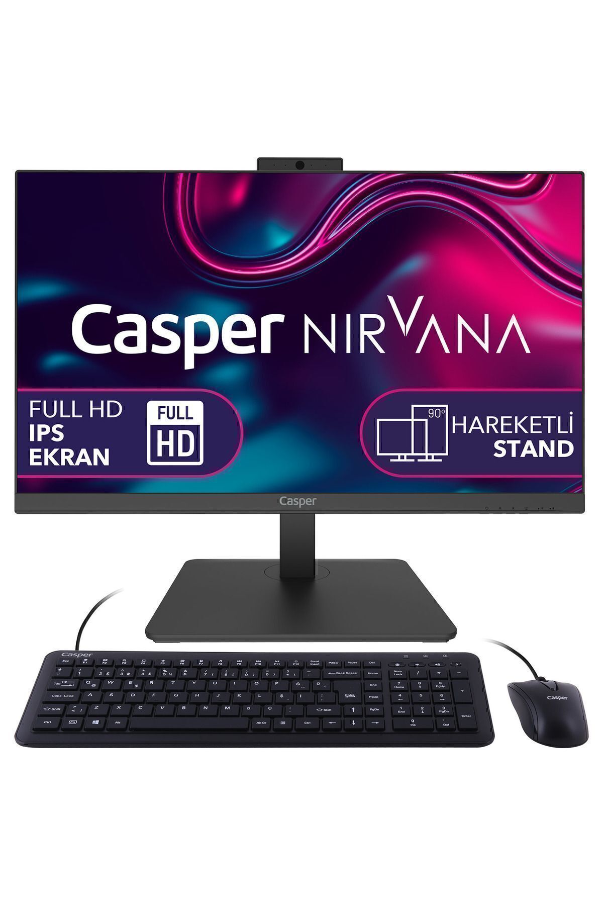 Casper Nirvana A60.5700-BV00X-V RYZEN 7-5700U 16GB RAM 500GB NVMe SSD GEN4 FREEDOS All In One