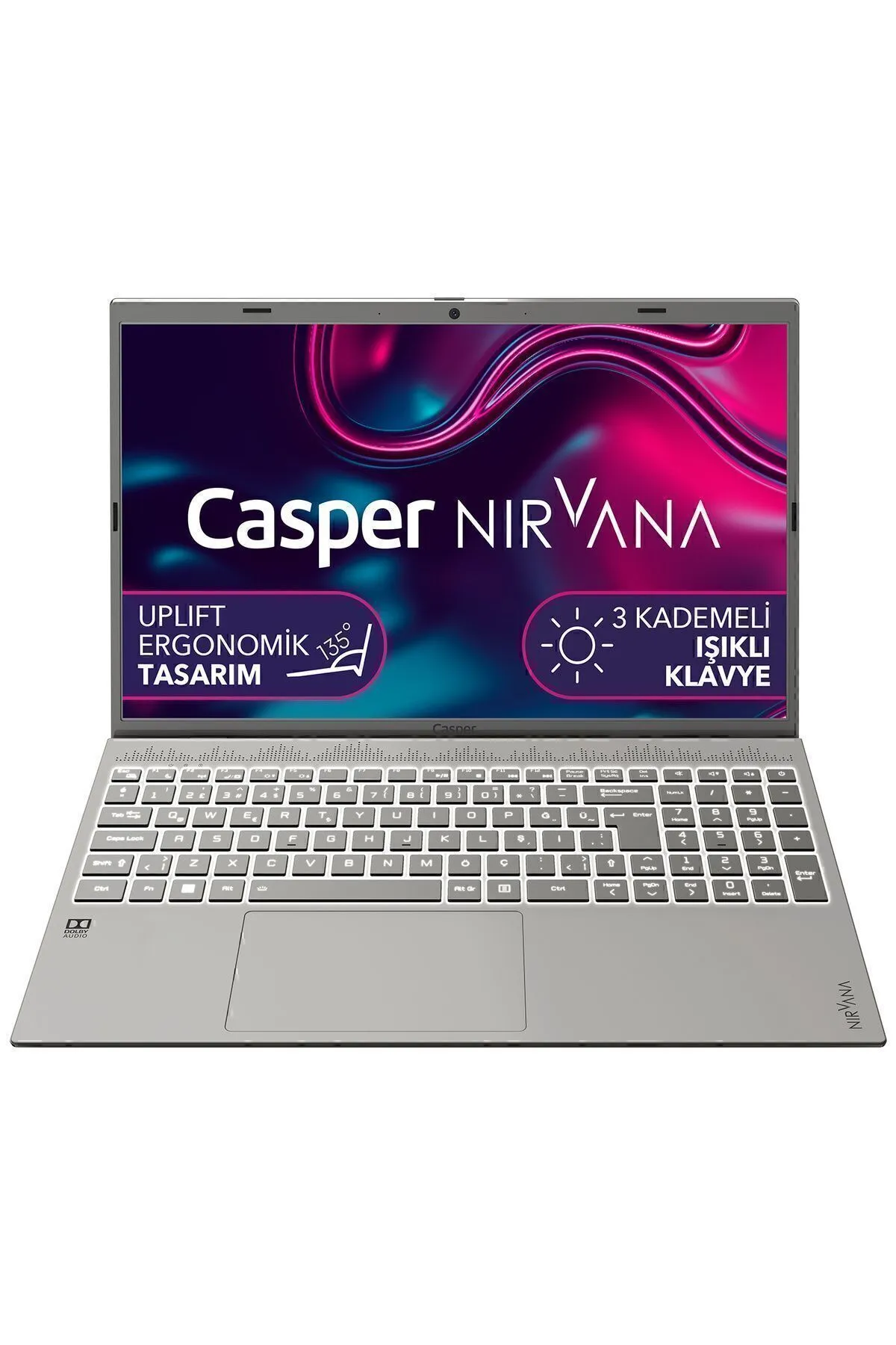 Casper Nirvana C550.1235-BU00X-G-F Intel Core i5-1235U 16GB RAM 250GB NVMe SSD GEN4 FREEDOS 15.6" Laptop