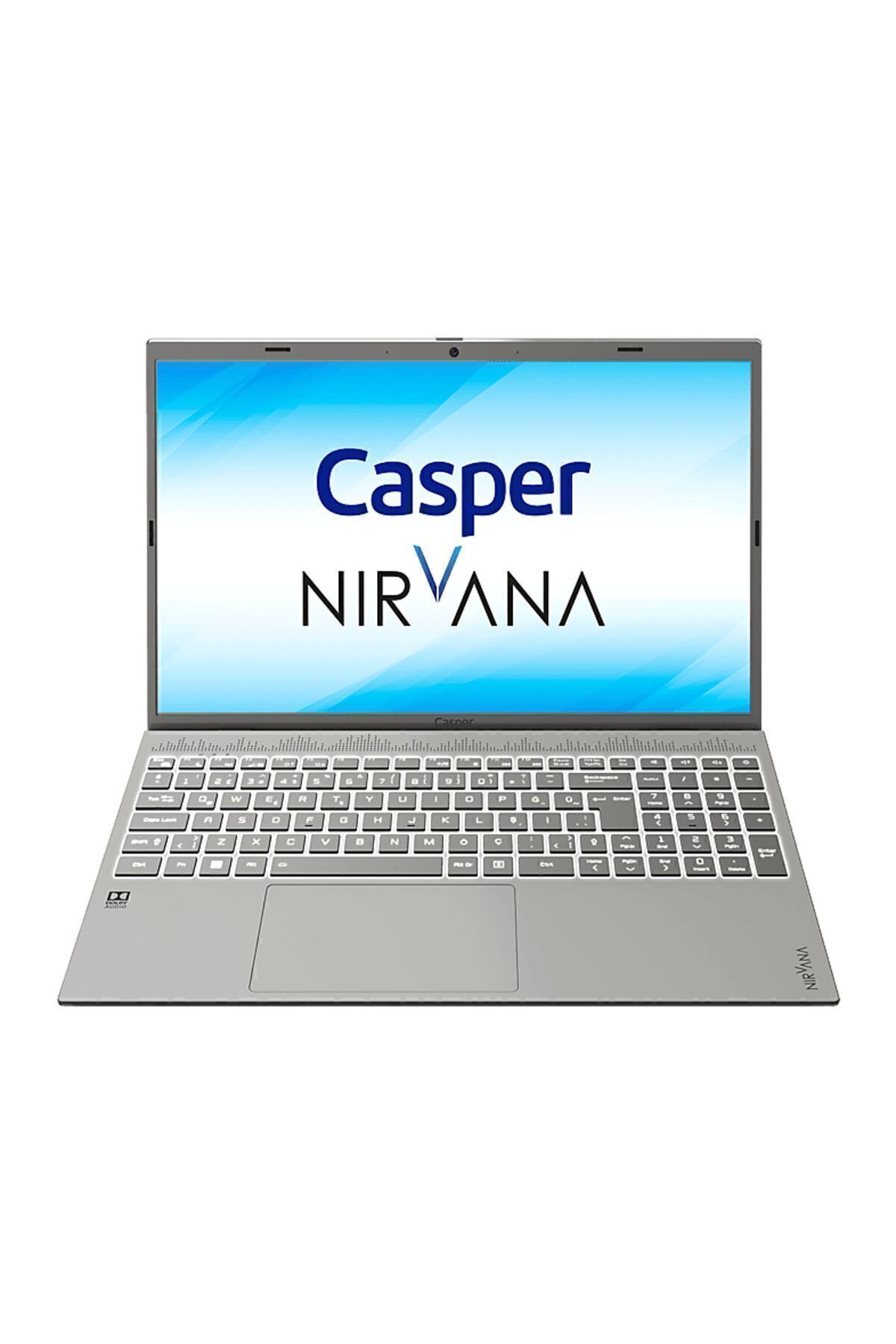 Casper Nirvana C550.1255-BF00A-G-F Intel Core i7 1255U 16GB RAM 1TB NVME SSD W11 Laptop Metalik Uzay Grisi