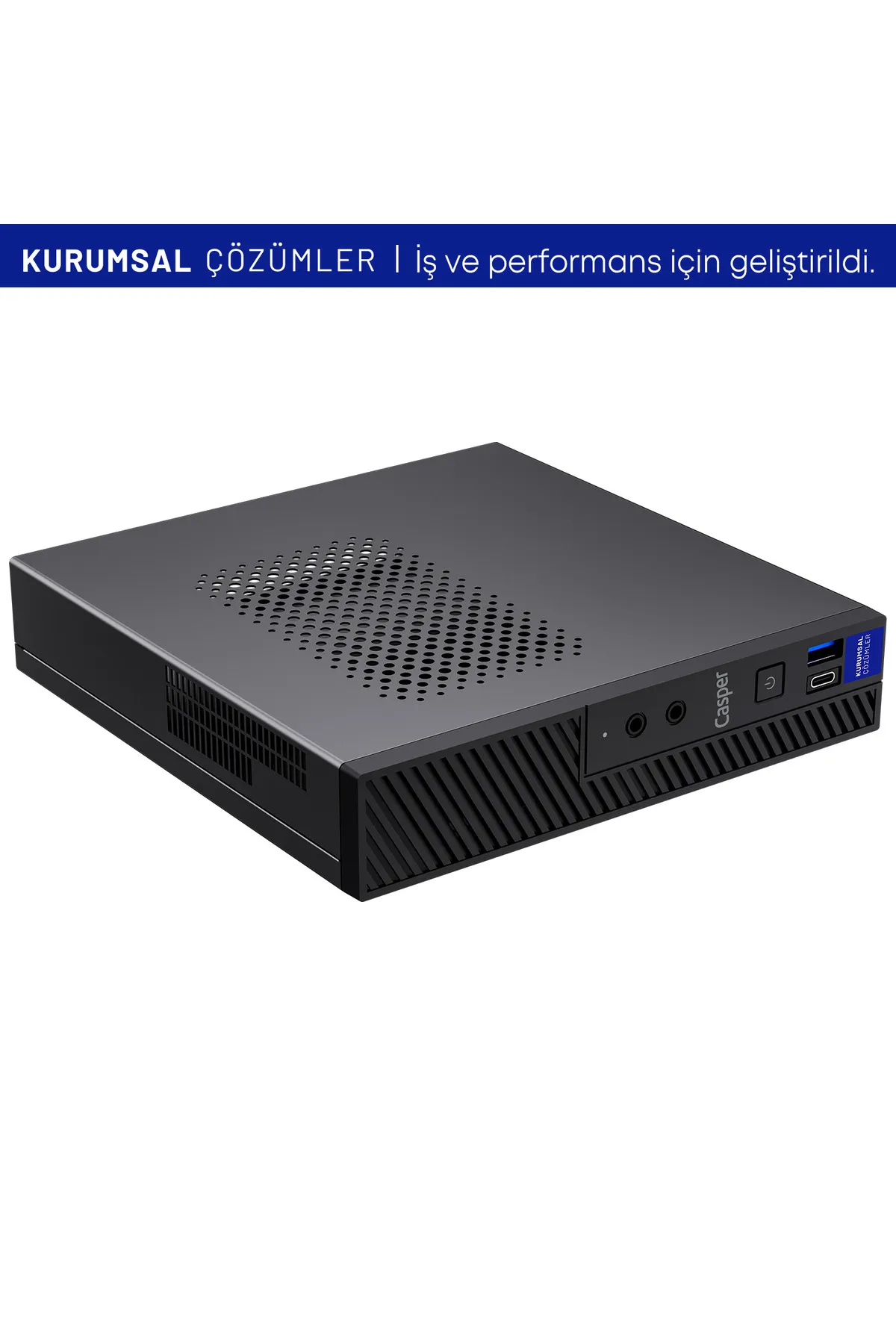 Casper Nirvana M40.1235-8V00X-V00 Intel Core i5-1235U 8GB RAM 500GB NVMe SSD FREEDOS Mini Pc