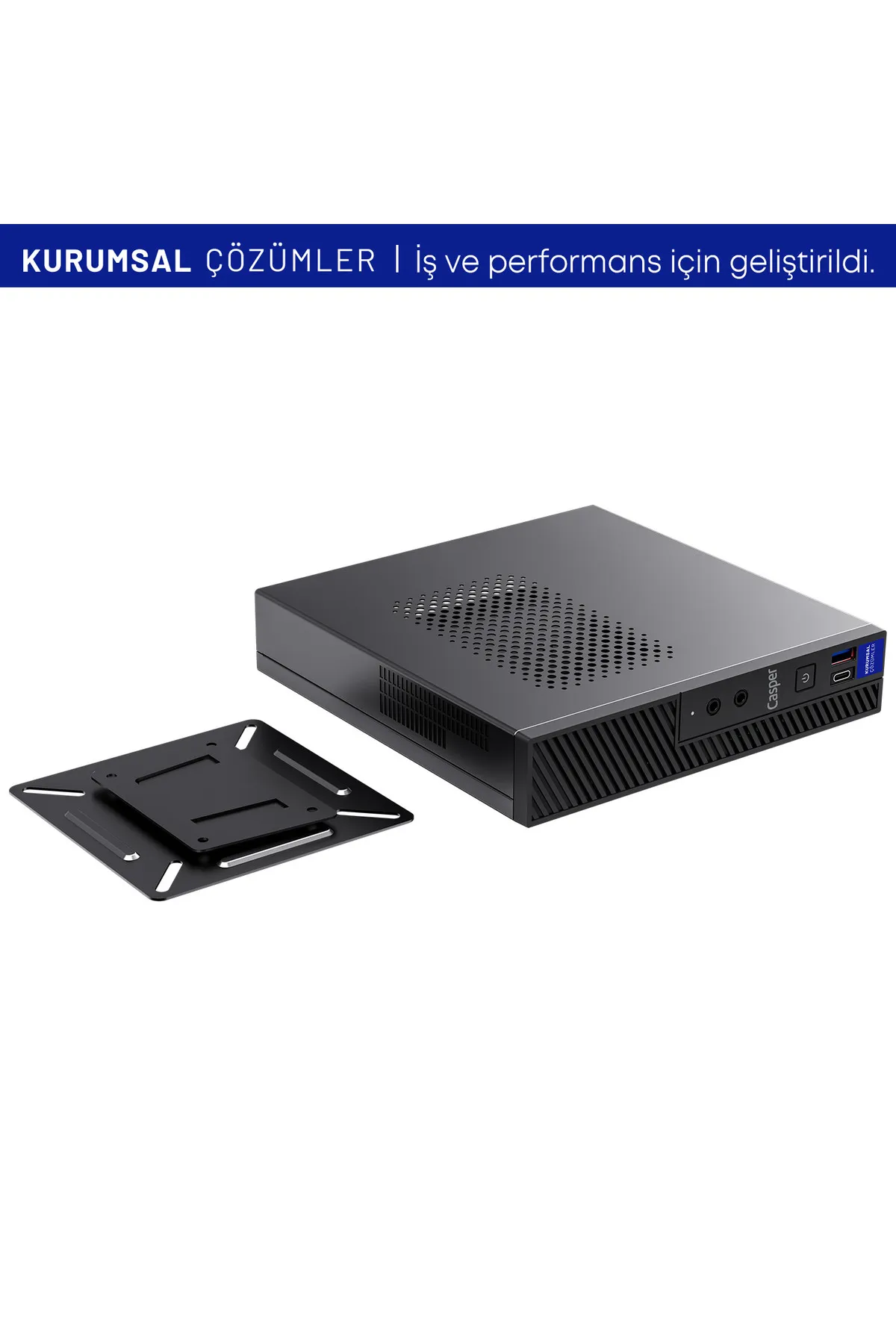 Casper Nirvana M40.1235-8V00X-V00 Intel Core i5-1235U 8GB RAM 500GB NVMe SSD FREEDOS Mini Pc