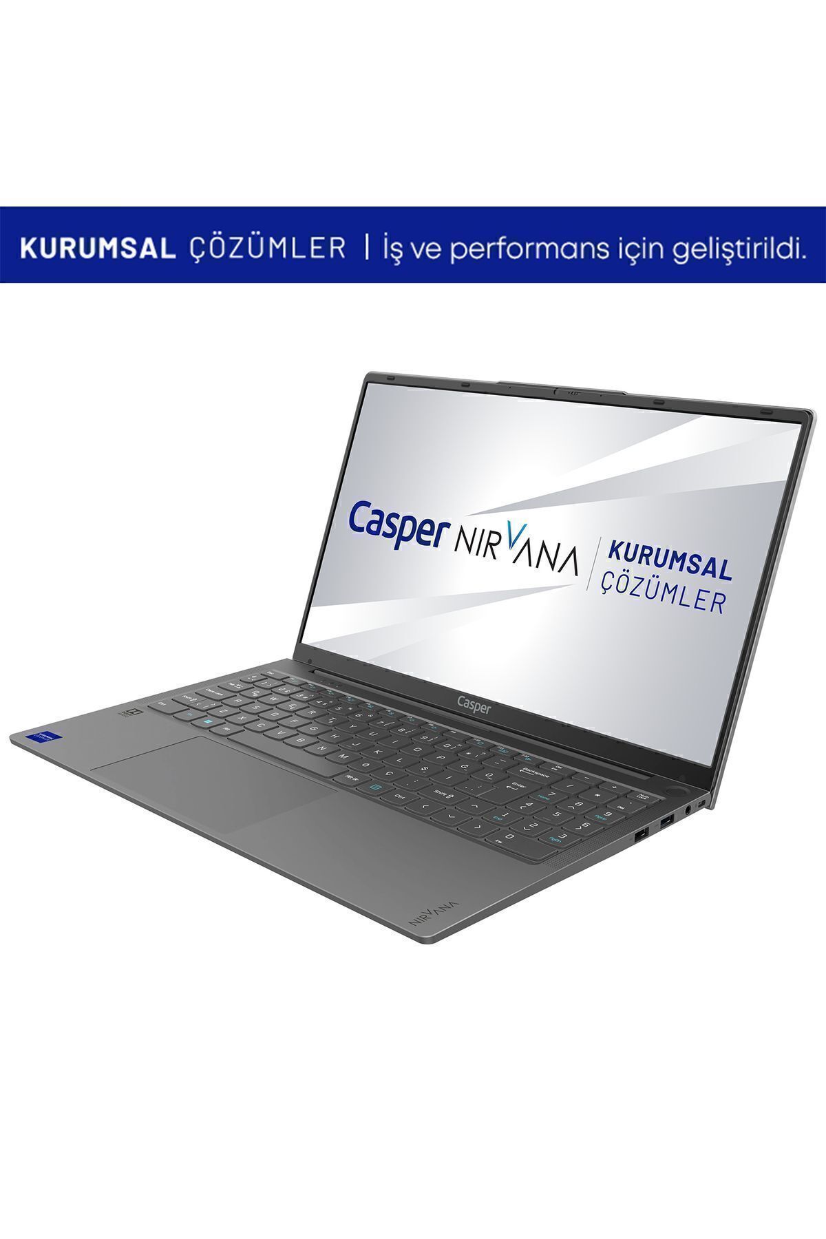 Casper Nirvana X700.1270-BF00X-G-F Intel Core i7-12700H 16GB RAM 1TB NVMe SSD FREEDOS 15,6" Laptop