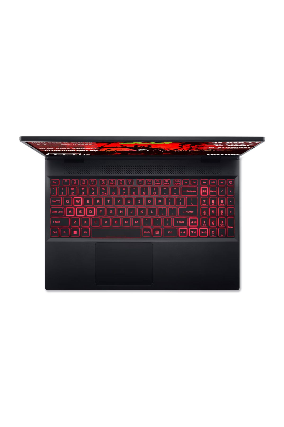 Acer Nitro 5 I5-12450H 16 GB 512 GB SSD RTX3050-4 GB 15.6" IPS FHD 144 Hz Freedos NH.QFJEY.007+165