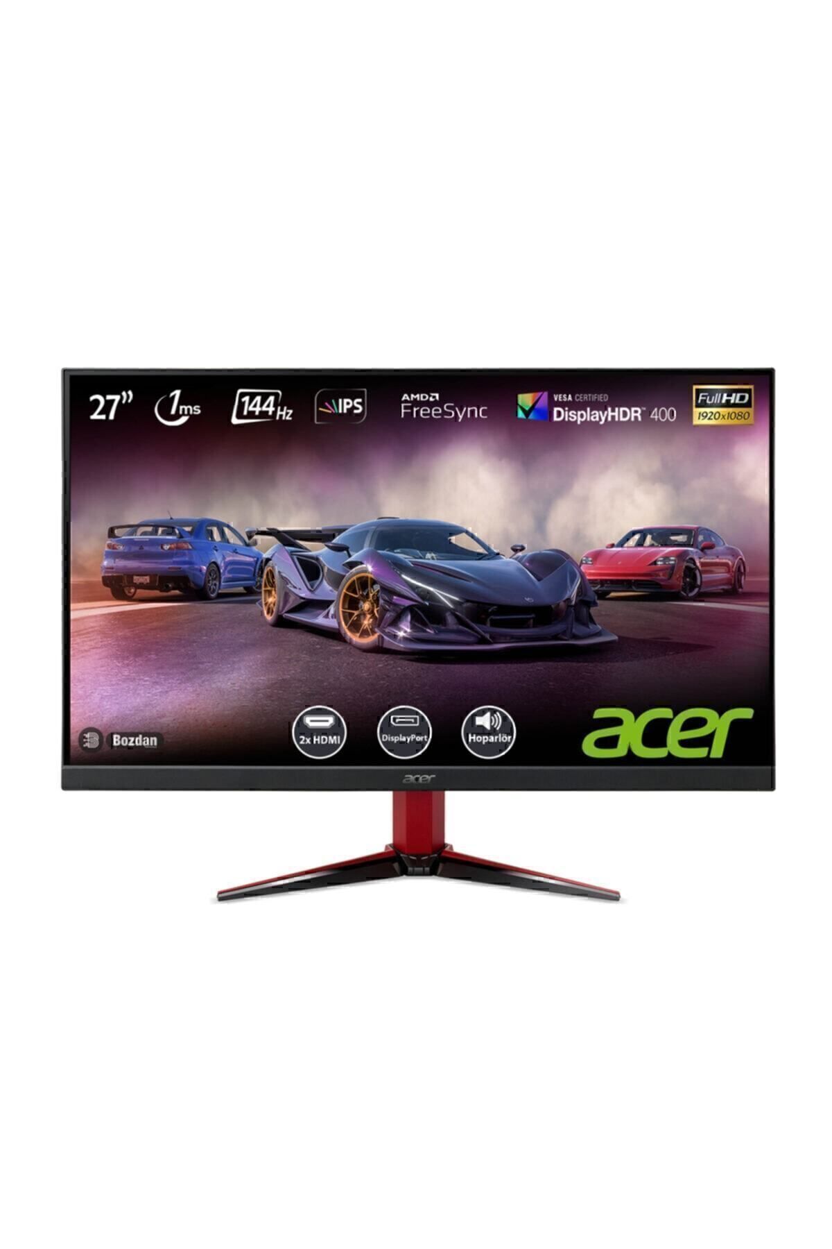 Acer Nitro VG271P 27" 144Hz 1ms (2xHDMI+Display) FreeSync Full HD IPS LED Gaming Monitör UM.HV1EE.P04