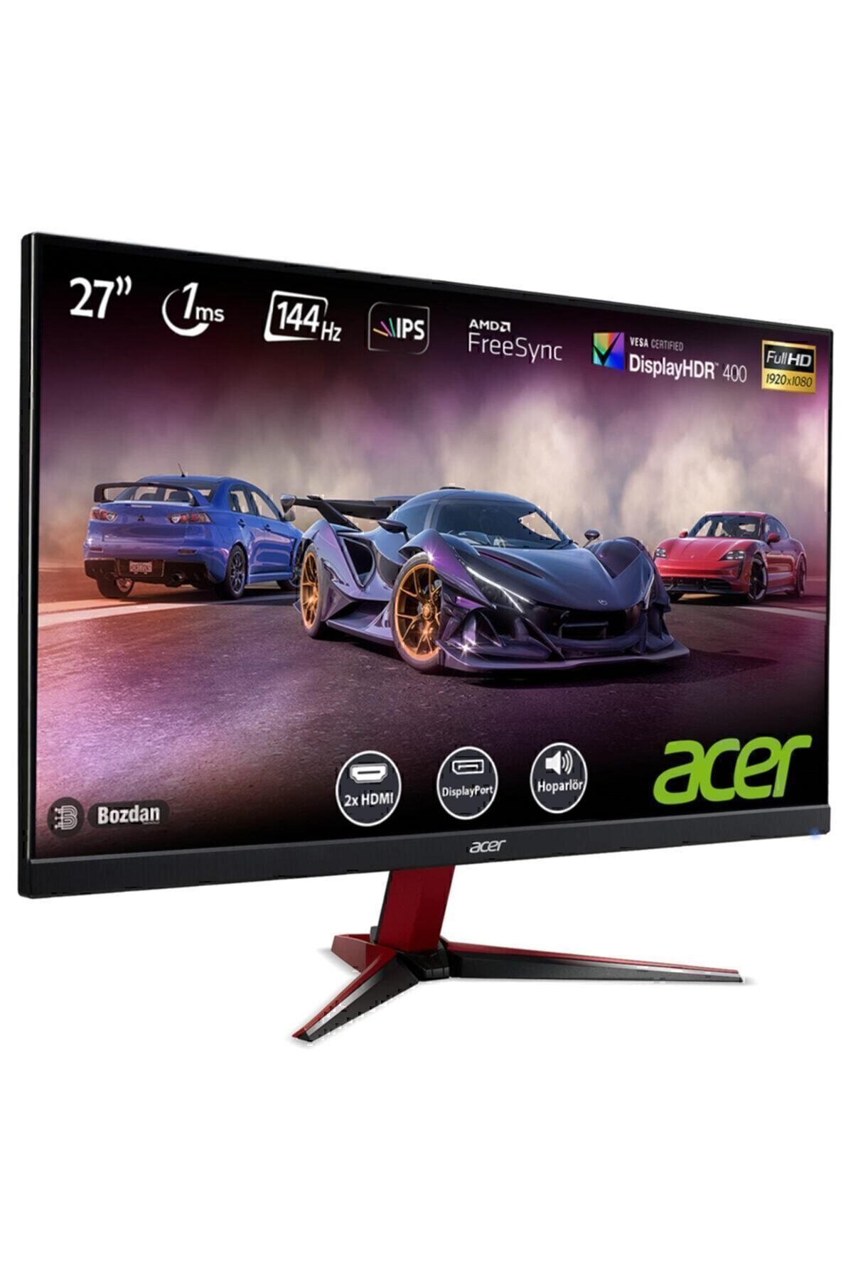 Acer Nitro VG271P 27" 144Hz 1ms (2xHDMI+Display) FreeSync Full HD IPS LED Gaming Monitör UM.HV1EE.P04