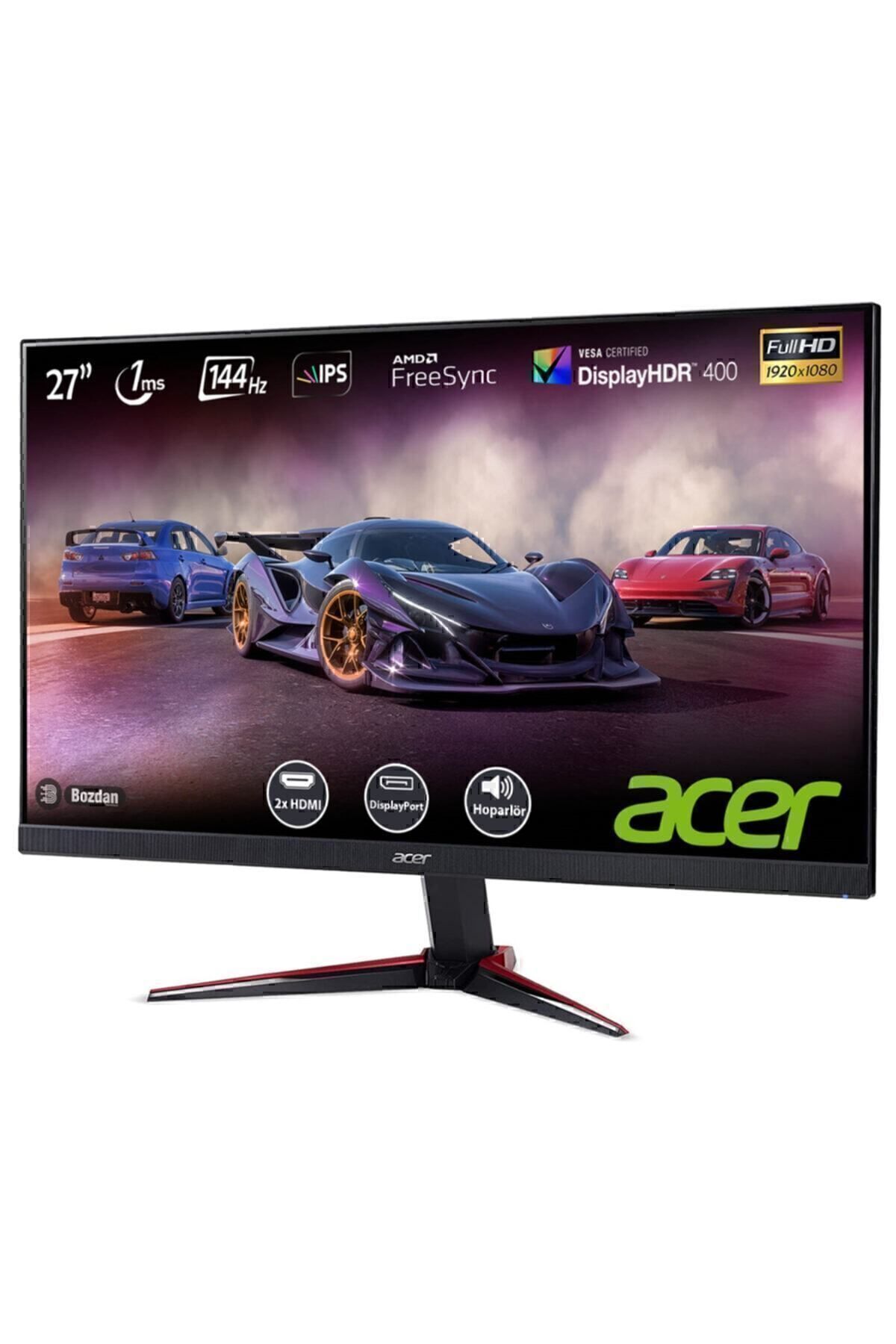 Acer Nitro VG271P 27" 144Hz 1ms (2xHDMI+Display) FreeSync Full HD IPS LED Gaming Monitör UM.HV1EE.P04