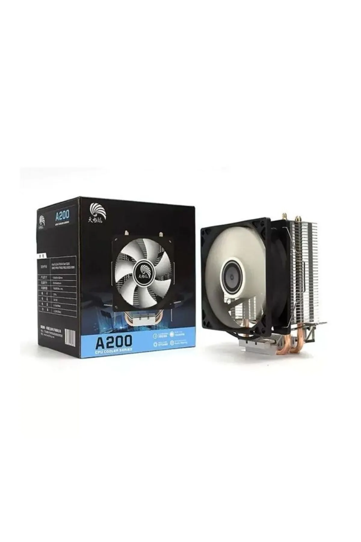 Nivantech Nivatech NTC-A200 Plus LGA 1700 AMD AM5 2x Borulu Kule Tipi RGB İşlemci Fanı