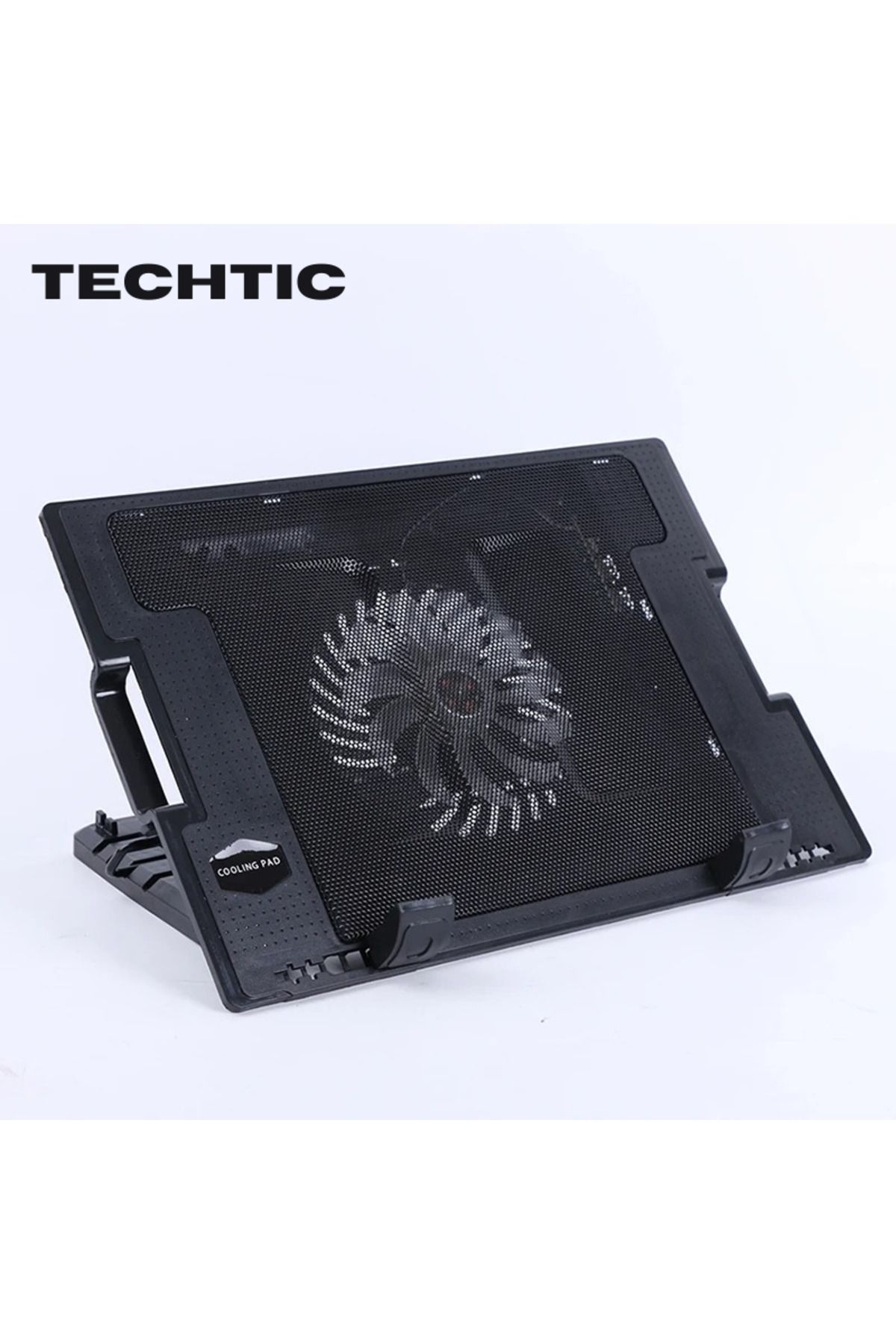 TechTic Notebook Soğutucu Fan Laptop Stand Yükseklik Ayarlı 9/17 İnç Uyumlu Laptop Soğutucu Gaming Fan