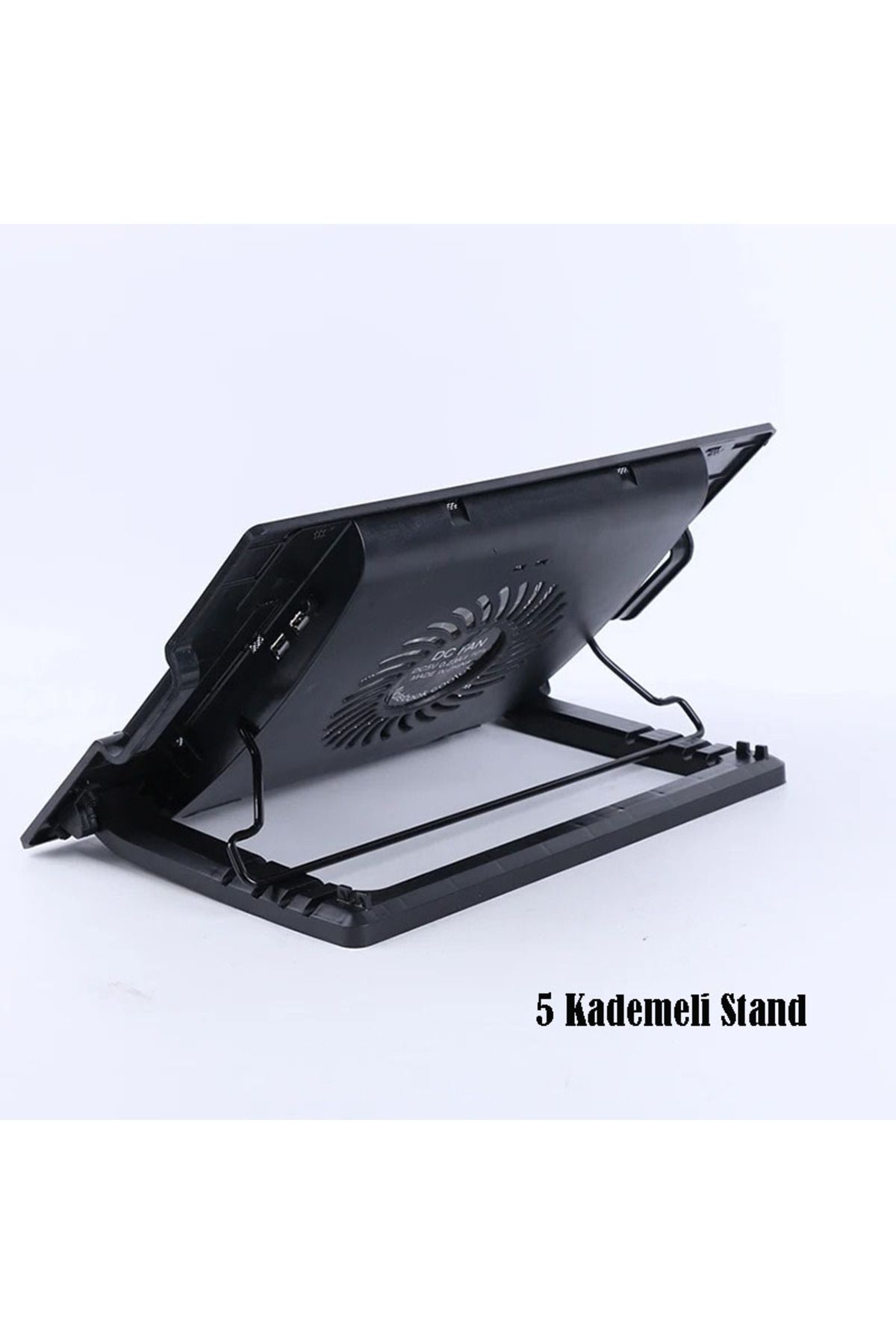 TechTic Notebook Soğutucu Fan Laptop Stand Yükseklik Ayarlı 9/17 İnç Uyumlu Laptop Soğutucu Gaming Fan