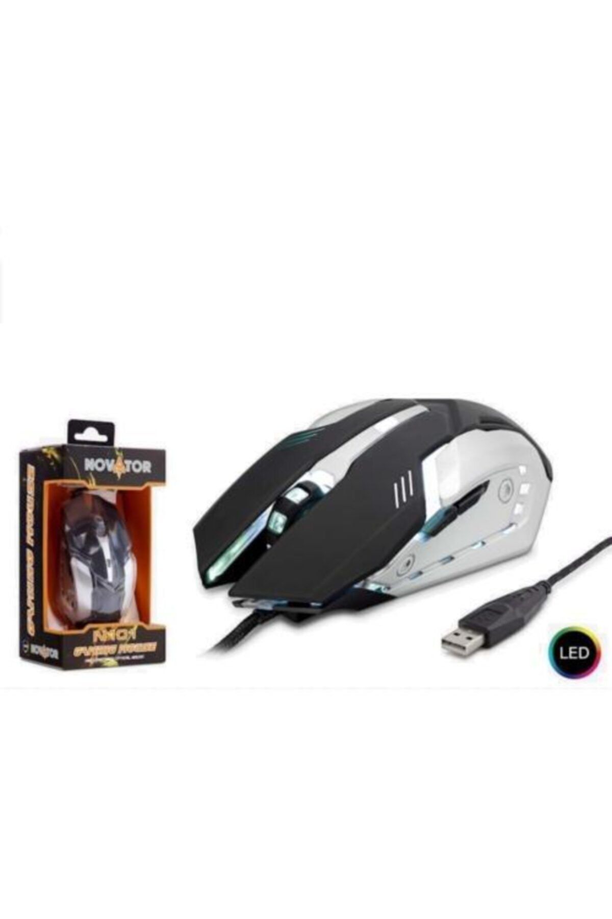 Hadron Novator N101/50 Mouse Kablolu Oyun Usb Ledli