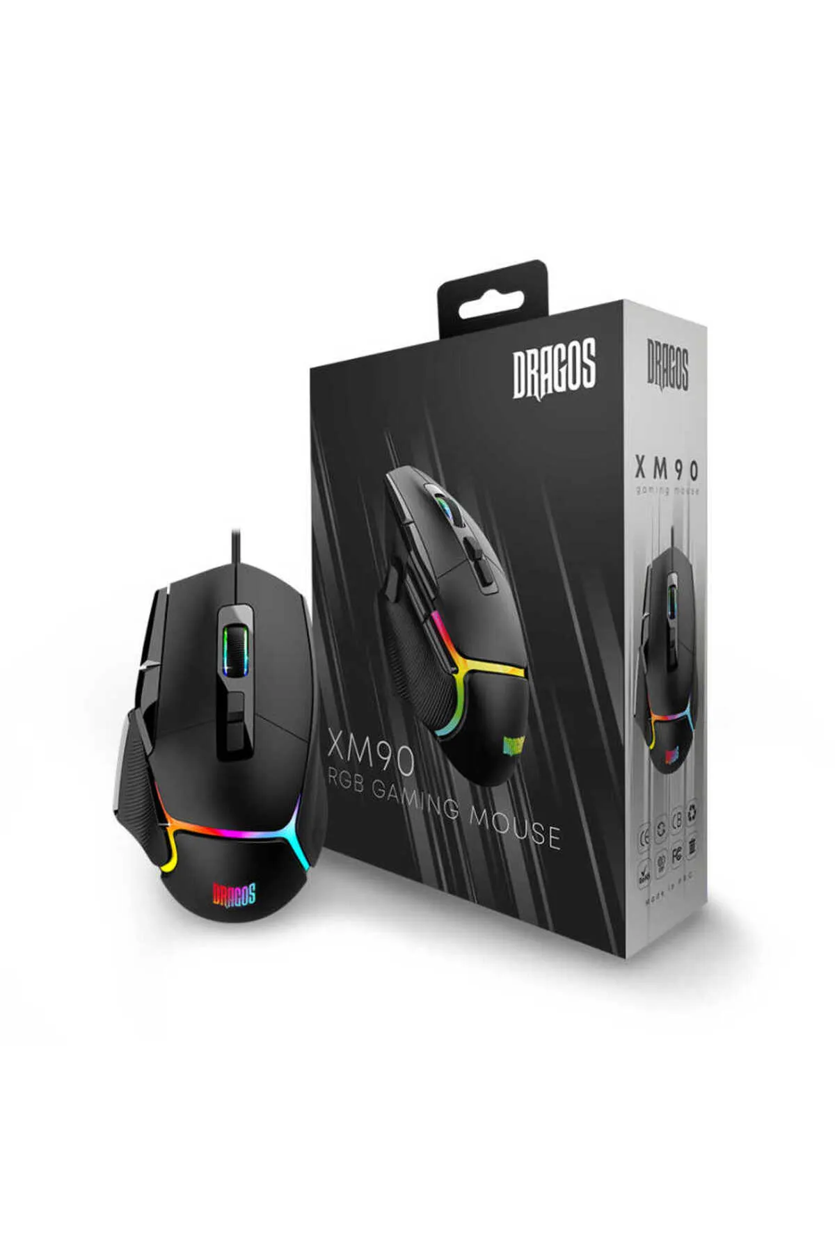 Dragos nslm 20000 Dpı Usb Kablolu Siyah Rgb Gaming Optik Mouse Star Collection 657515 Star Collections 103