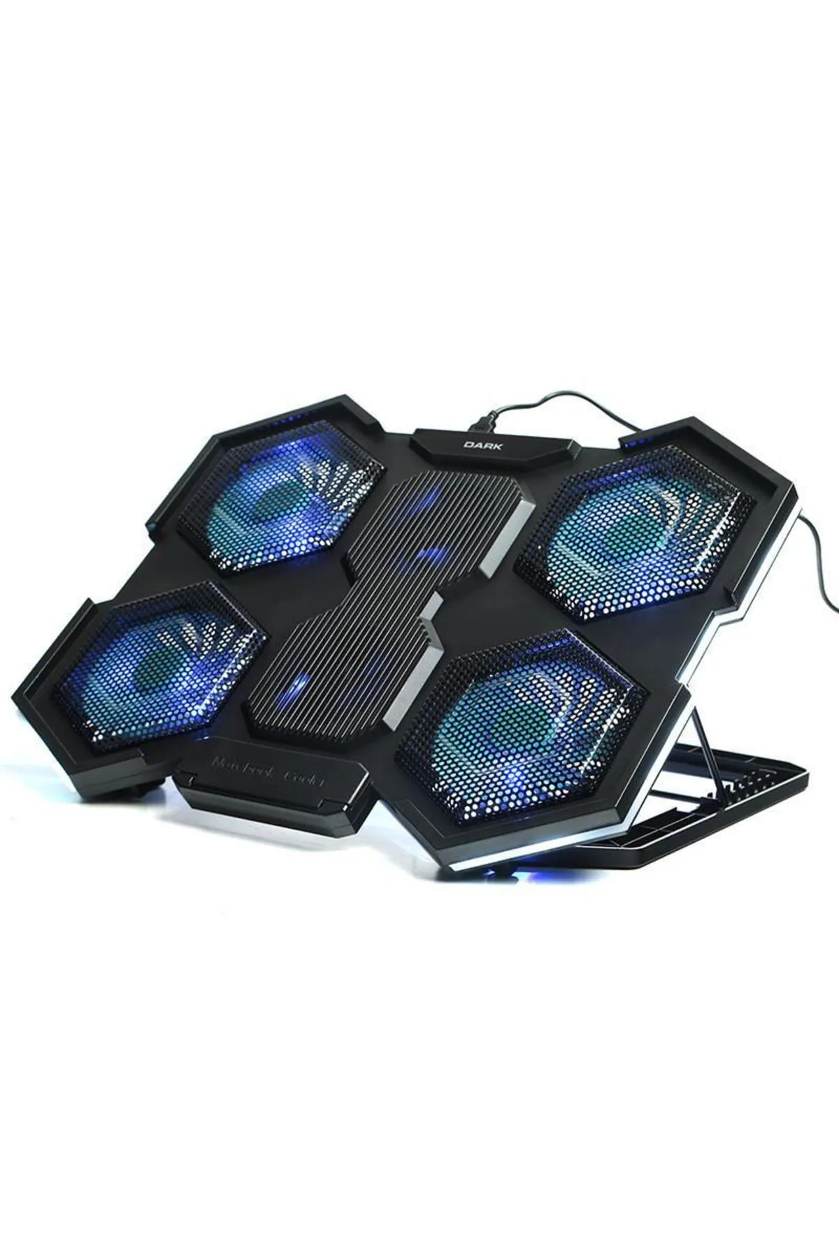 Genel Markalar nslx Aeromax 6x LED FAN'lı,7x Yükseklik Ayarlı, 2x USB 11"-17" Gaming Notebook Soğutucu (DKACNBA