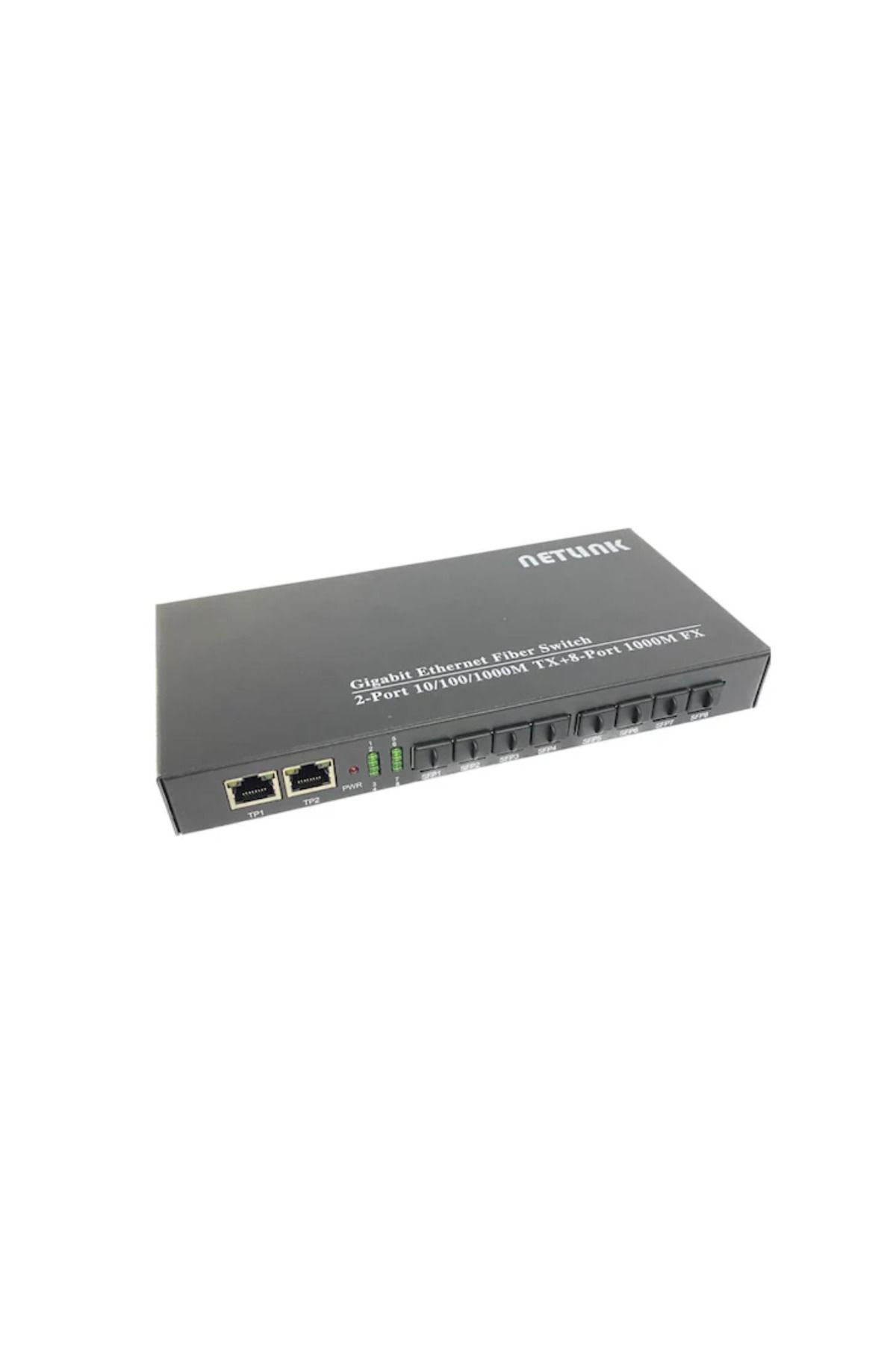 NETLİNK NTL8SFP2G 8 SFP Port + 2 RJ45 100/1000 Fiber Switch