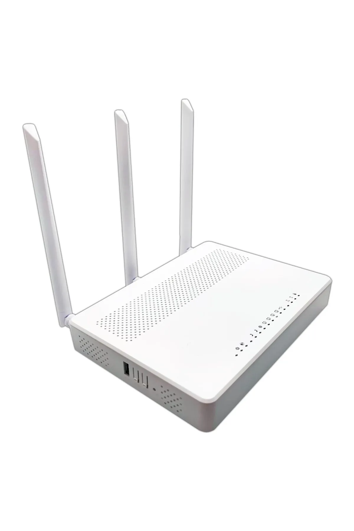 ZUHUDİ Nucom Nc-Wr764Tgv Kablosuz Modem Router 3 Antenli 1Xwan 4Xlan + 2Fxs Portlu 1750 Mbps 5Ghz Usb Giriş