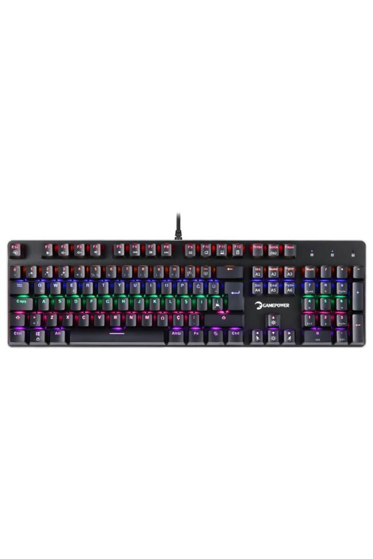 Gamepower Ogre Rainbow 60m Red Switch Mekanik Klavye