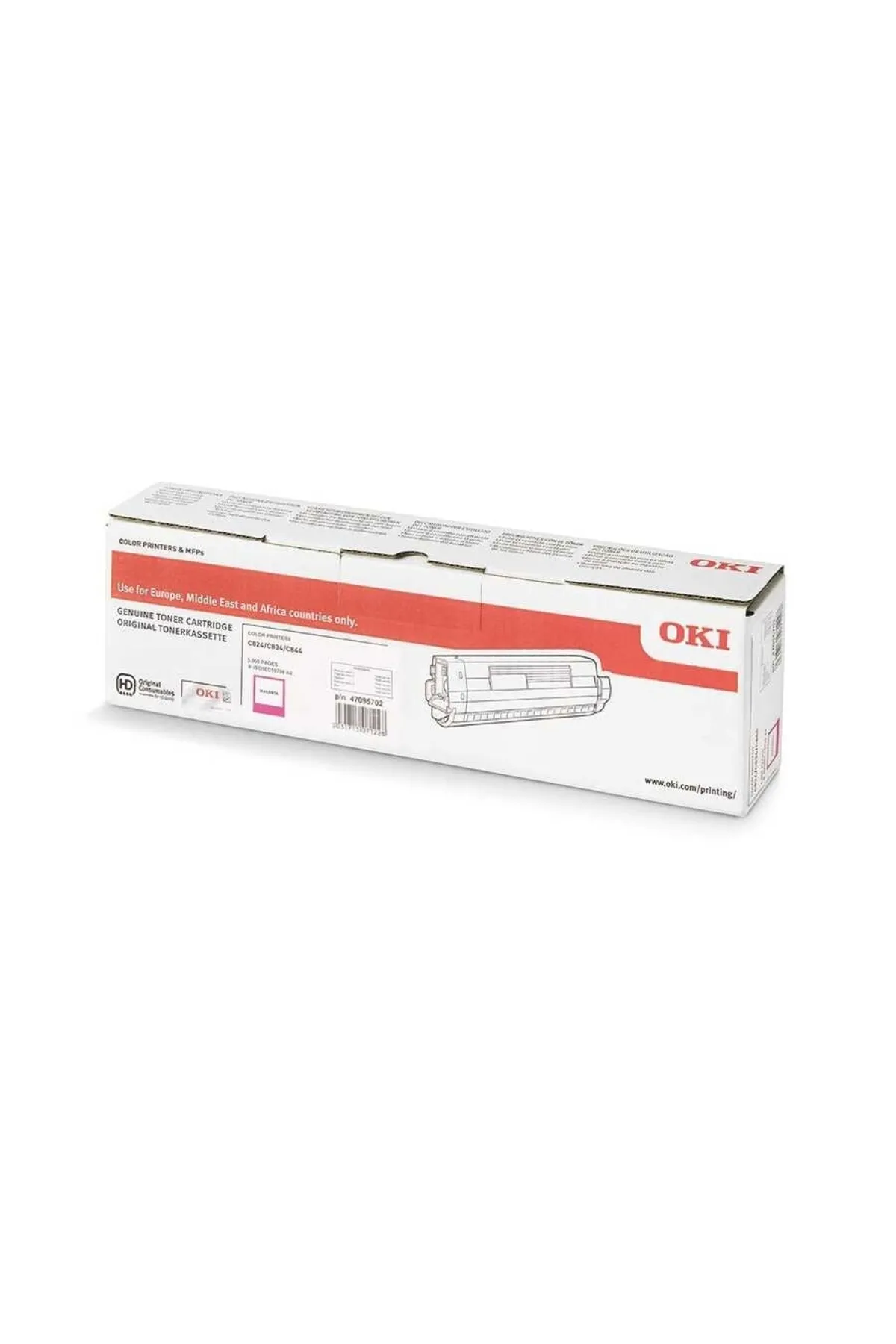 Brother Okı 47095702 Kırmızı Toner C824dn C834dnw